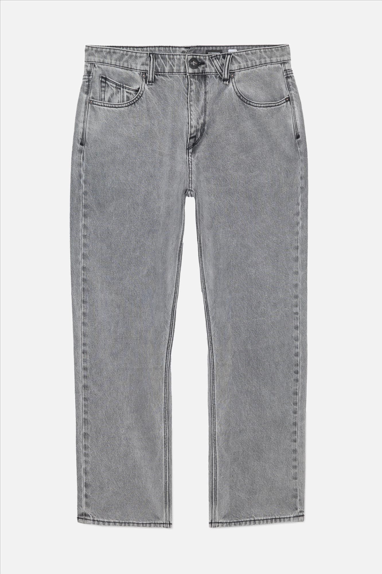 Volcom - Grijze Fivedown relaxed tapered jeans