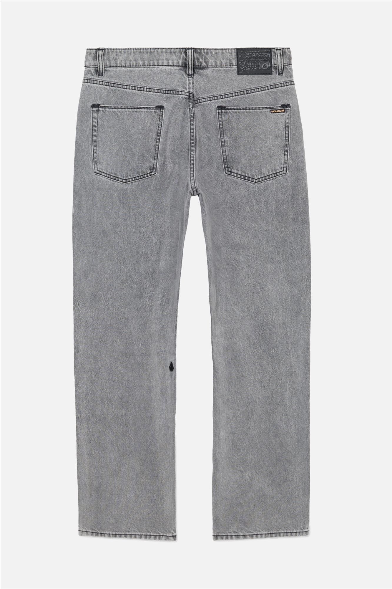Volcom - Grijze Fivedown relaxed tapered jeans