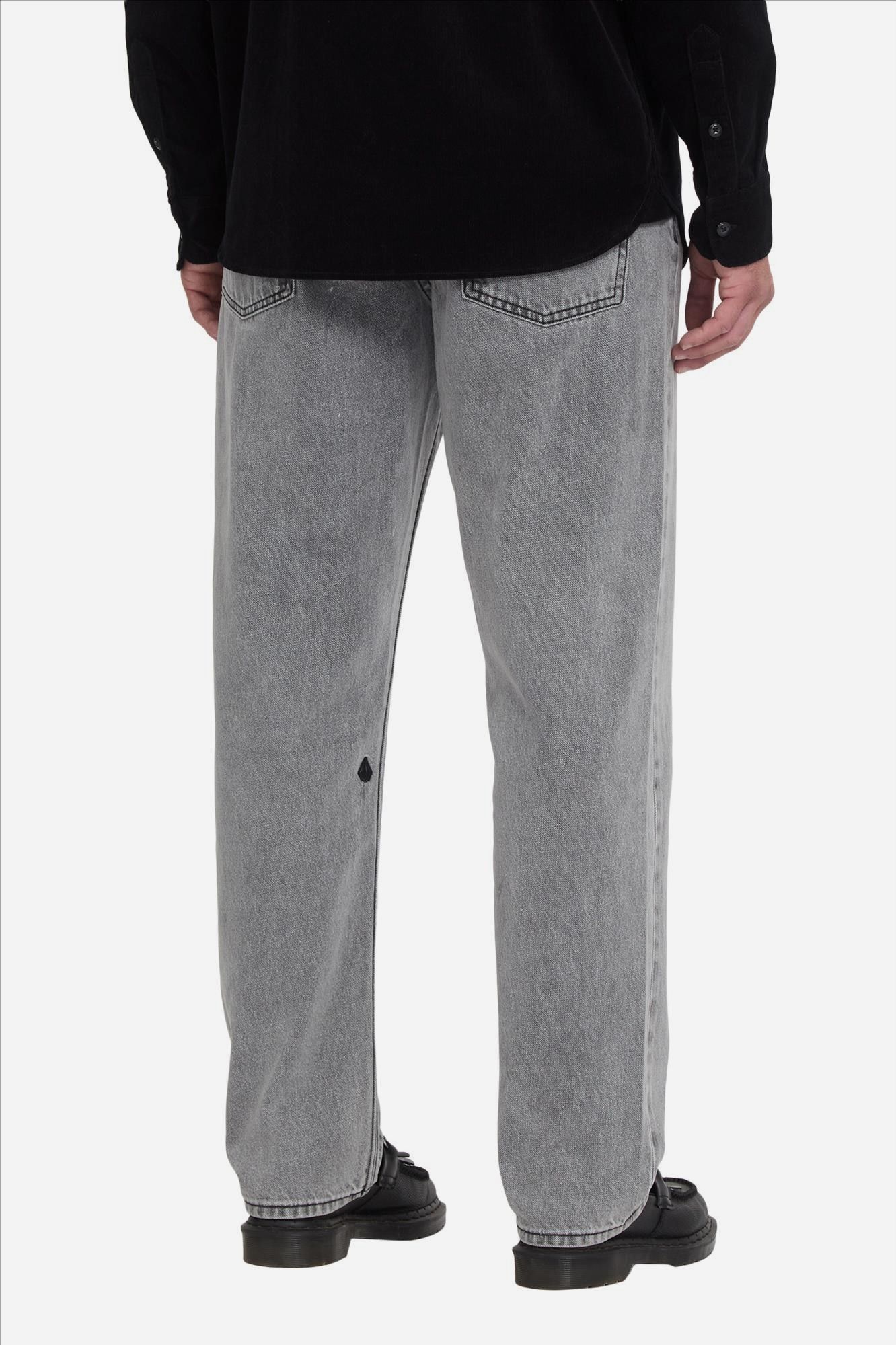 Volcom - Grijze Fivedown relaxed tapered jeans