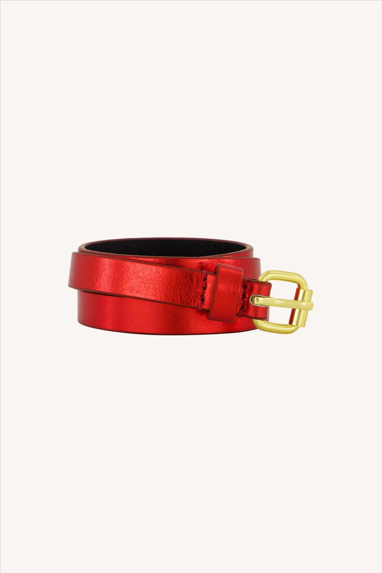 BY BAR - Rode Julie Gloss riem