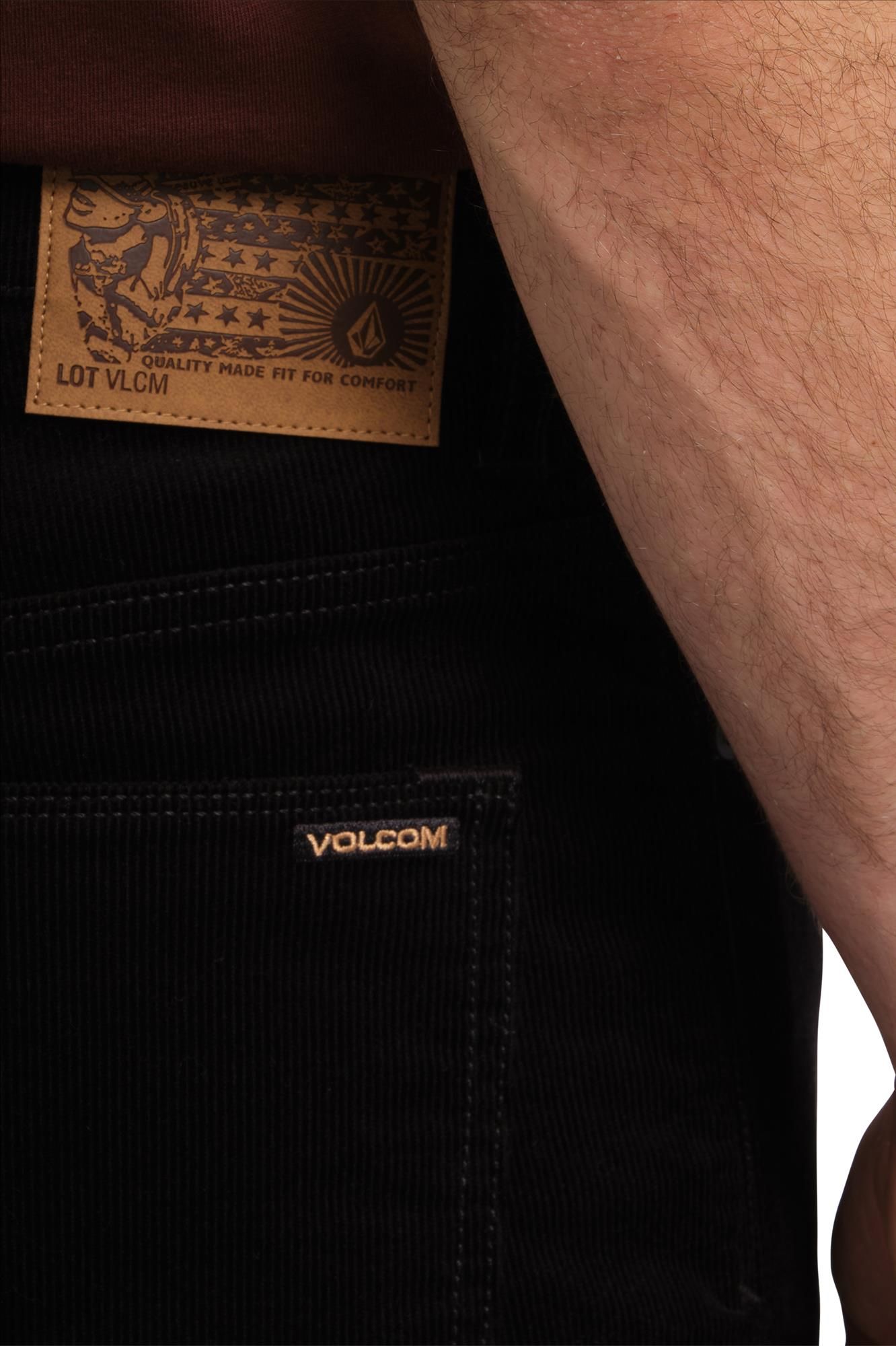 Volcom - Zwarte Solver Corduroy broek