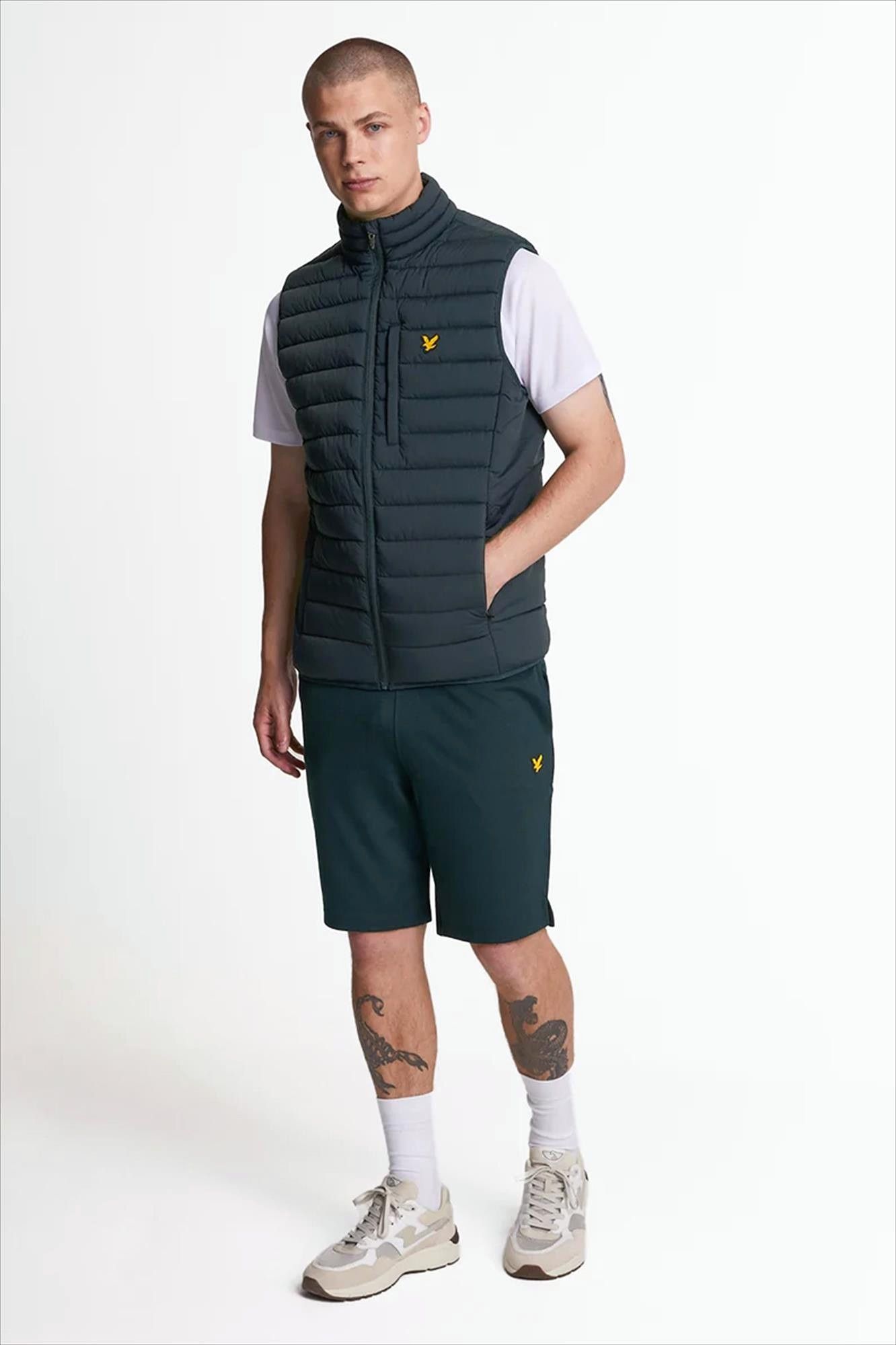 Lyle & Scott - Donkerblauwe Lightweight Quilted bodywarmer