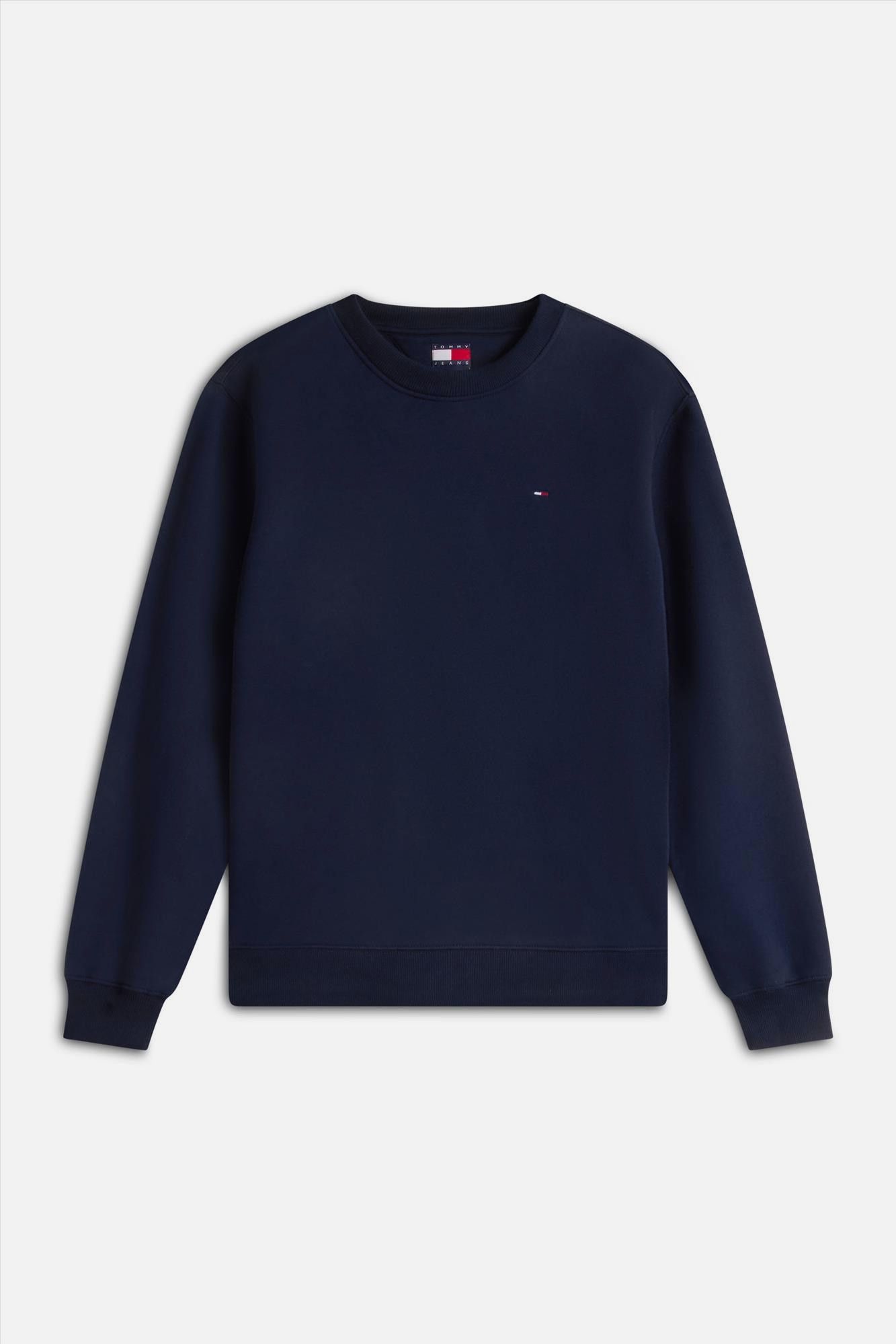 Tommy Jeans - Donkerblauwe Regular Flag sweater