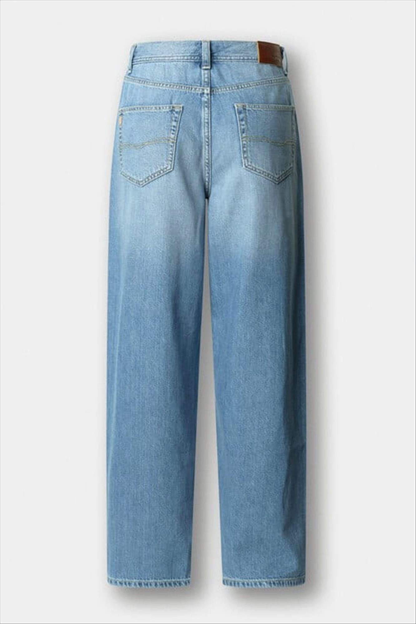 Pepe Jeans London - Blauwe Addison barrel jeans