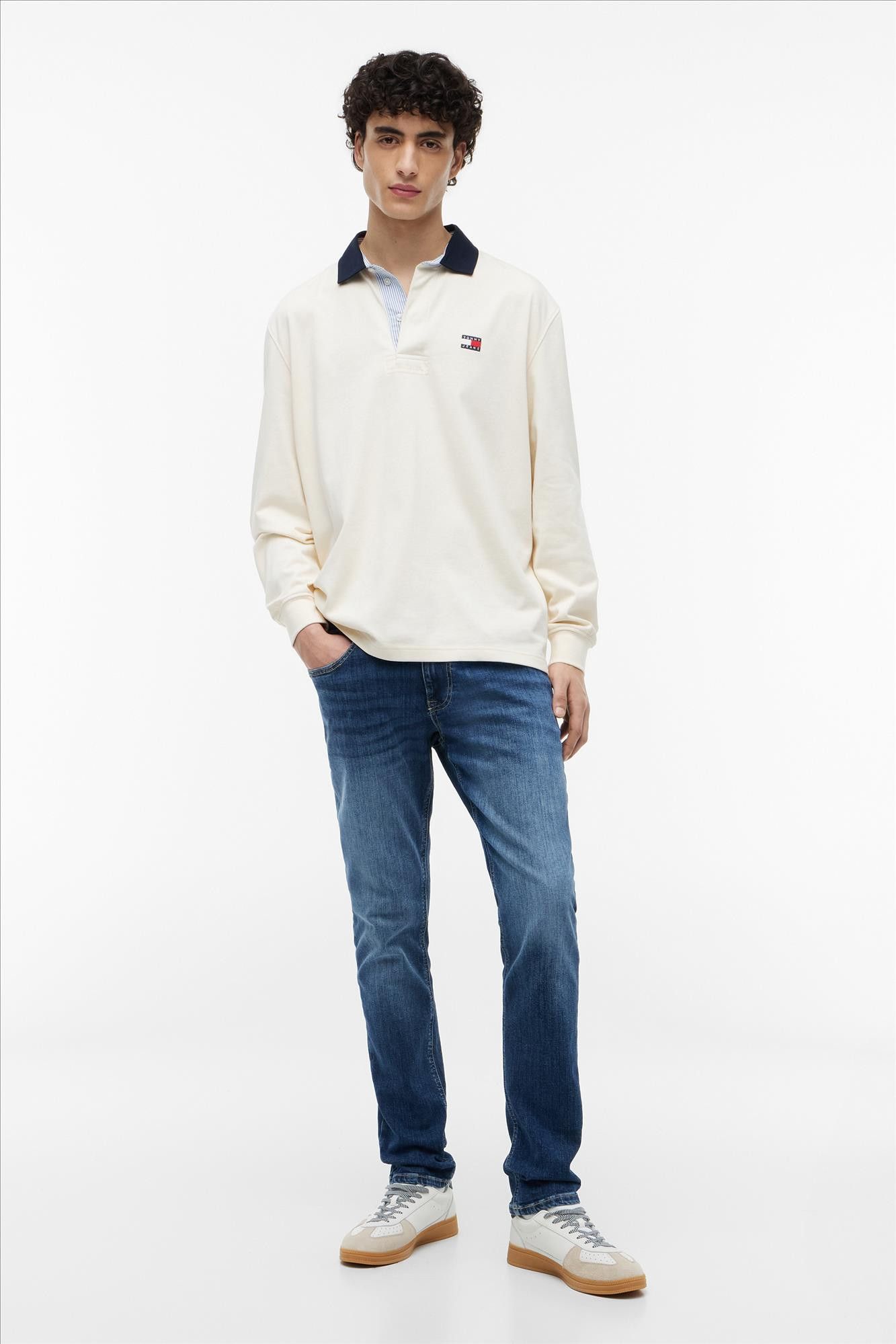 Tommy Jeans - Medium Blauwe Scanton Slim jeans