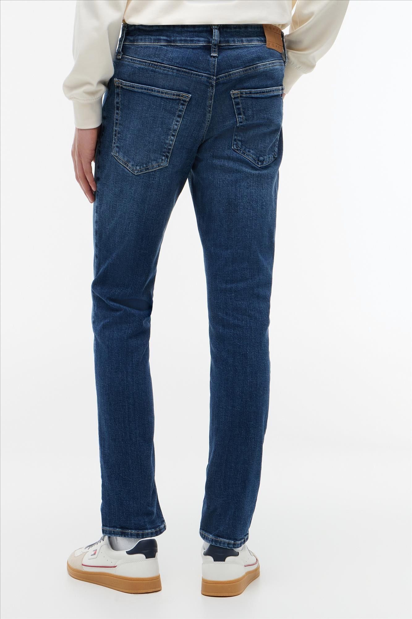 Tommy Jeans - Medium Blauwe Scanton Slim jeans