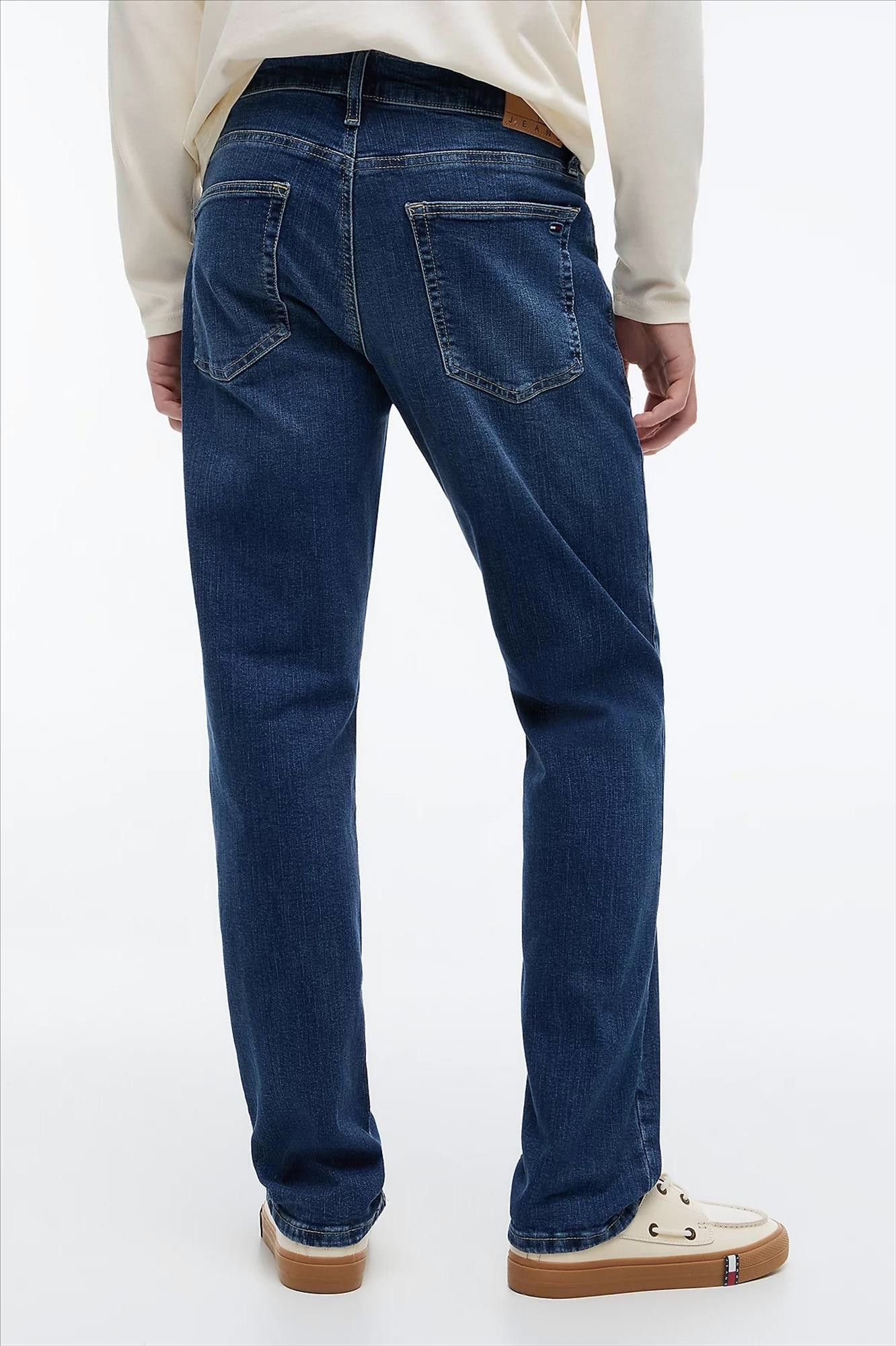 Tommy Jeans - Blauwe Ryan Slim Straight jeans
