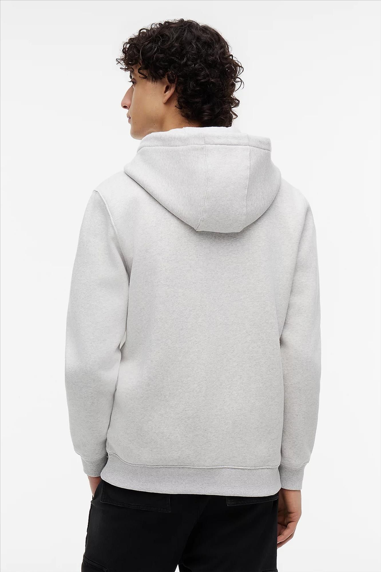 Tommy Jeans - Donkerblauwe Regular Flag Zip hoodie
