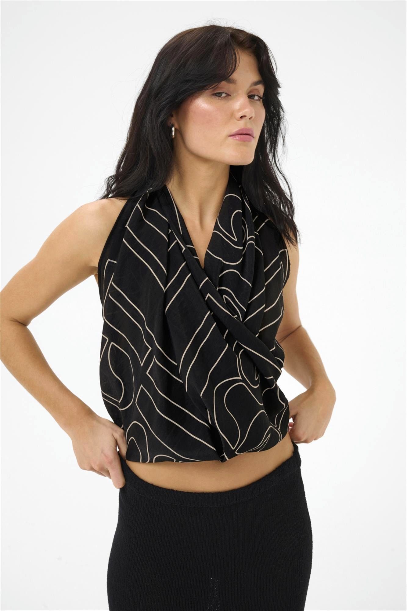 My Essential Wardrobe - Zwarte Sun sjaal