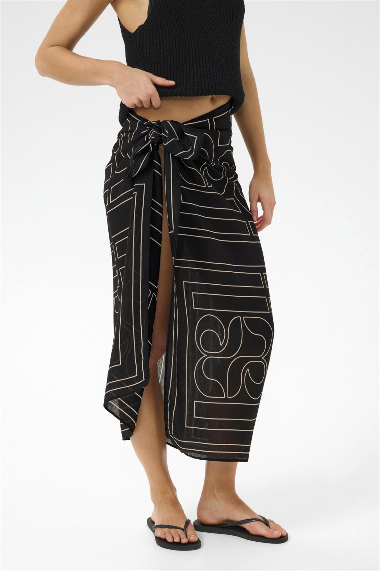 My Essential Wardrobe - Zwarte Sun sjaal