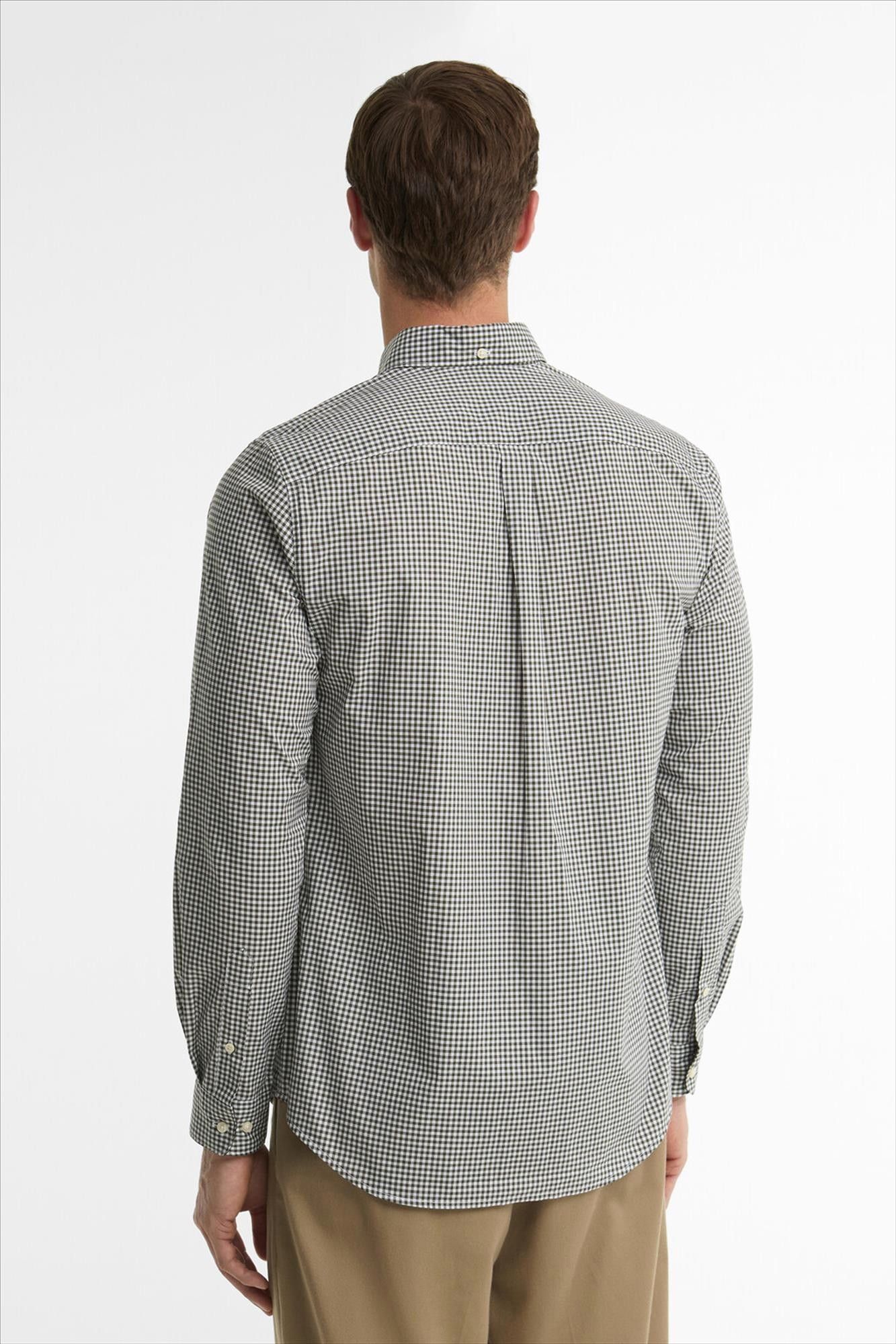 Barbour - Ecru-Kaki Harbourwall tailored hemd