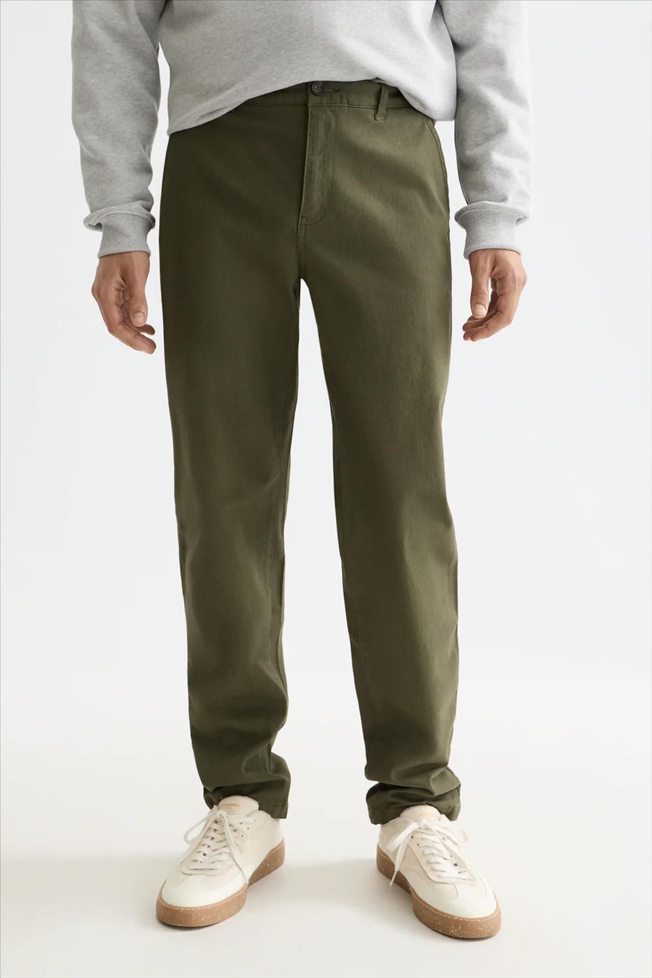 Scotch & Soda - Olijfgroene Stuart Slim chino