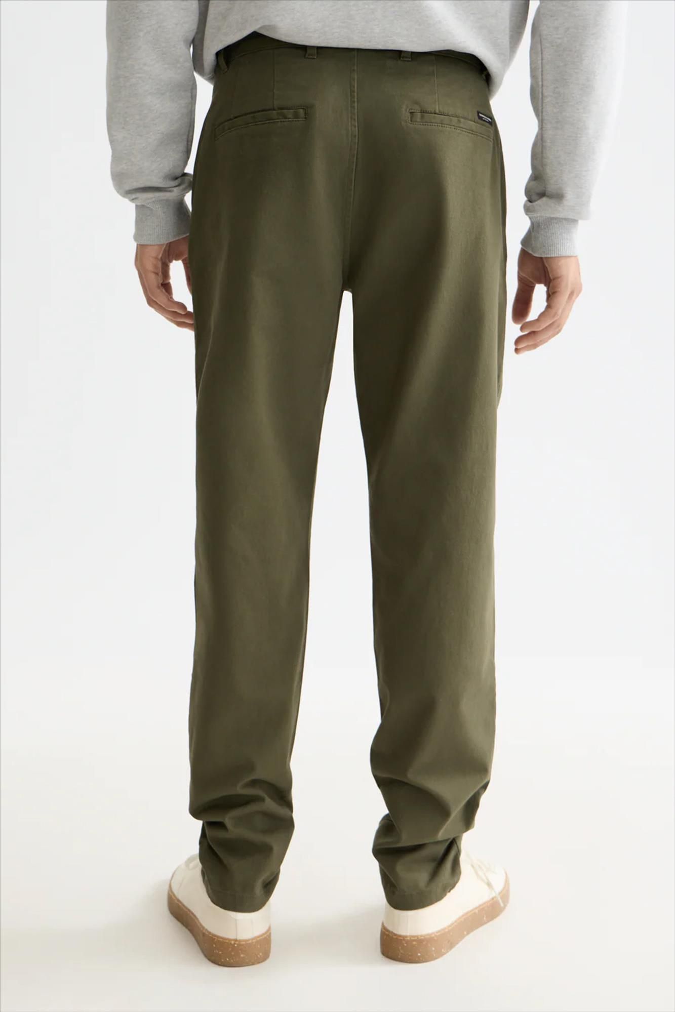 Scotch & Soda - Olijfgroene Stuart Slim chino