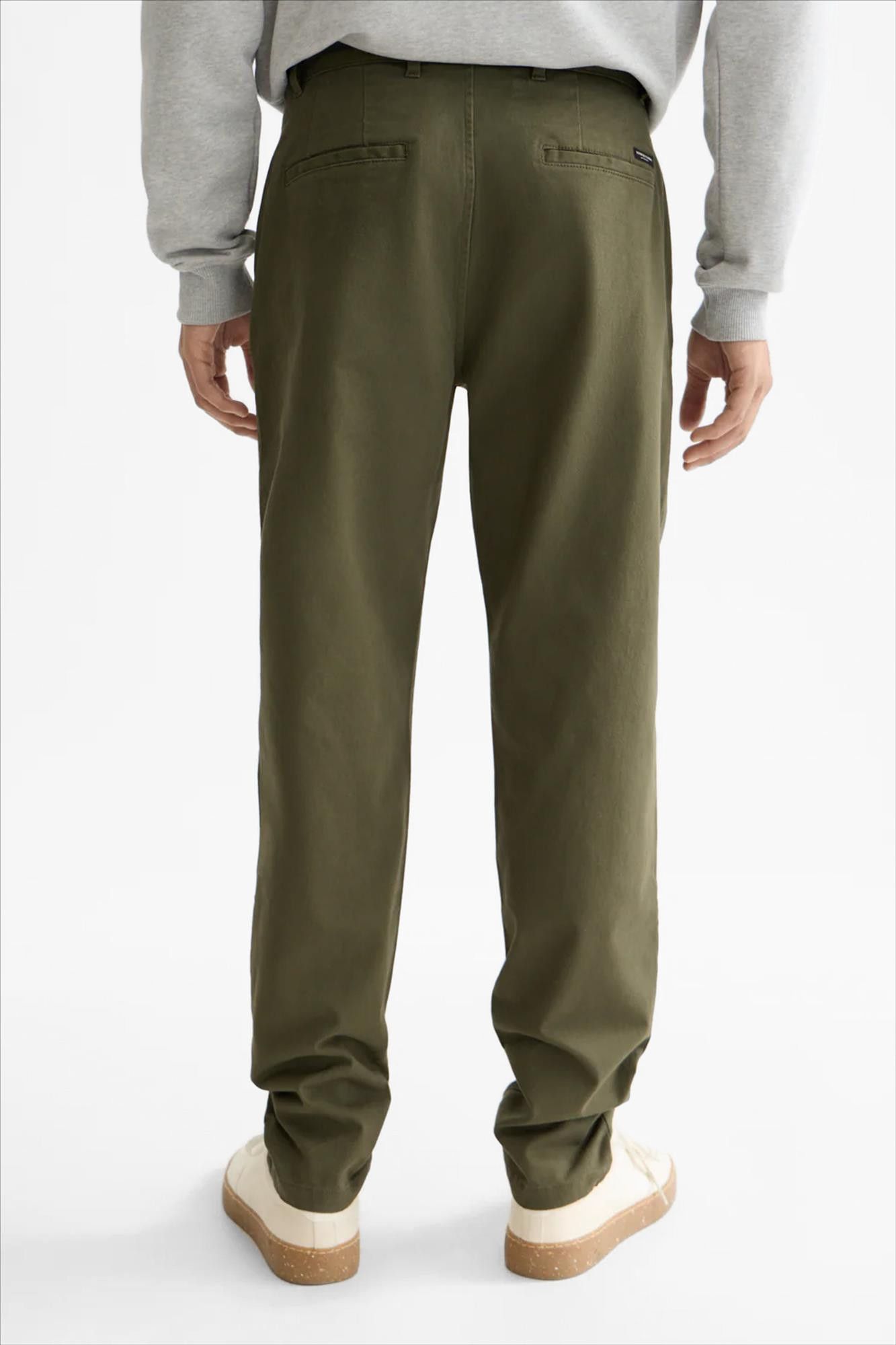 Scotch & Soda - Olijfgroene Stuart Slim chino
