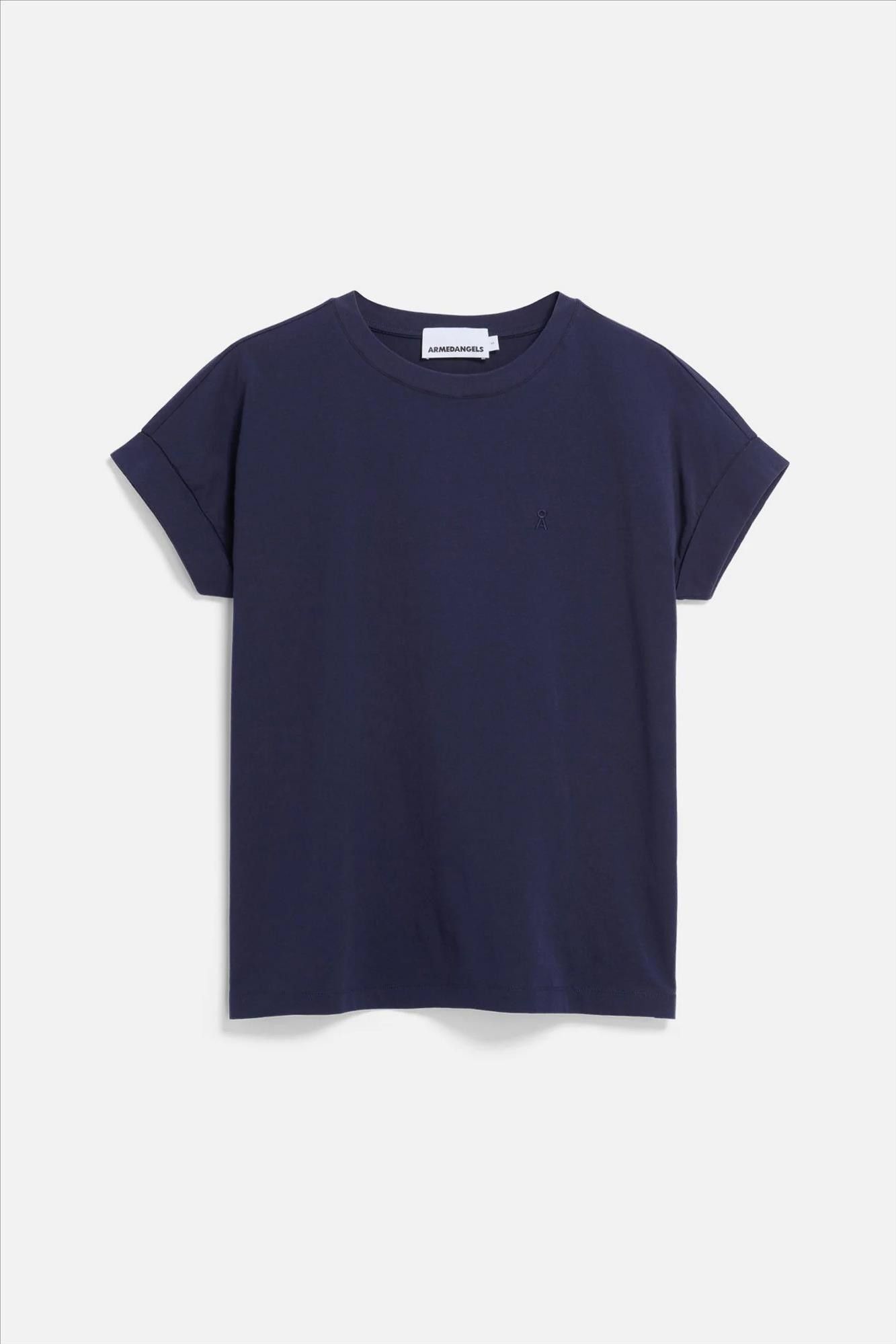 Armed Angels - Donkerblauwe Idaara T-shirt