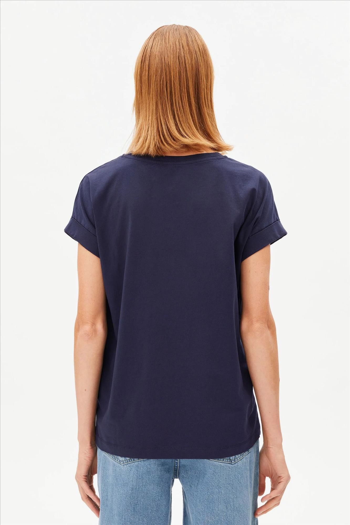 Armed Angels - Donkerblauwe Idaara T-shirt