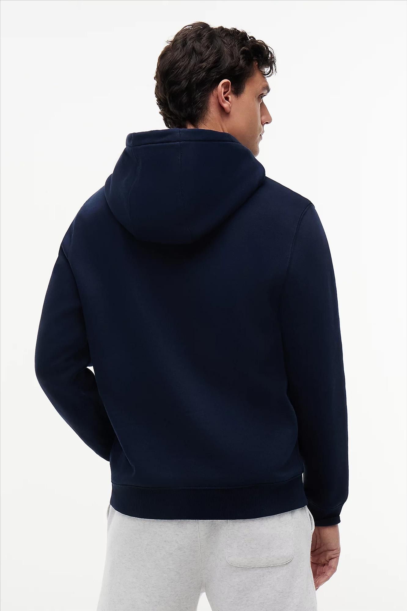 Tommy Jeans - Donkerblauwe Regular Flag hoodie