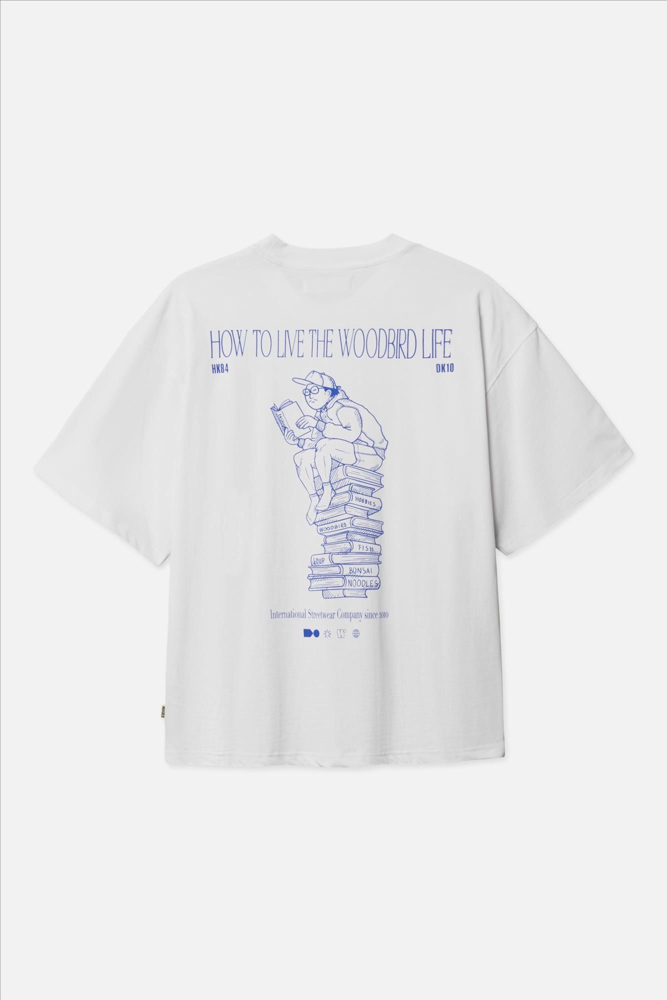 WOODBIRD - Witte Beam Book T-shirt