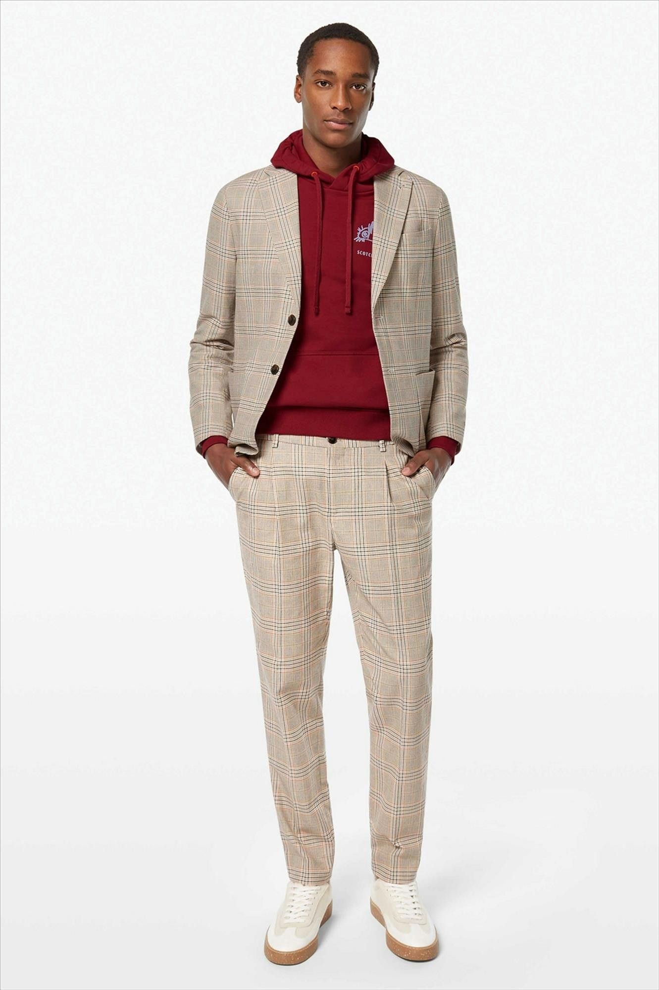 Scotch & Soda - Beige Blake slim broek
