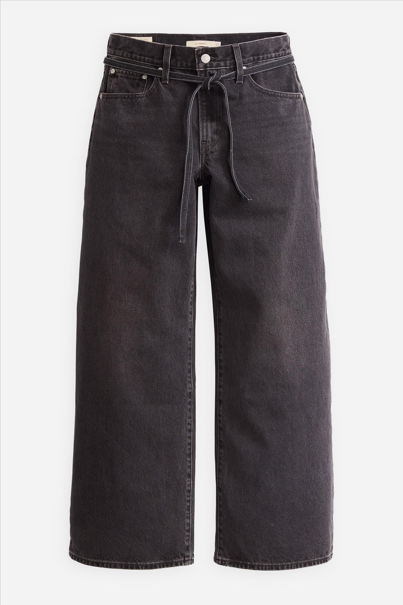Levi's - Donkergrijze XL Straight jeans