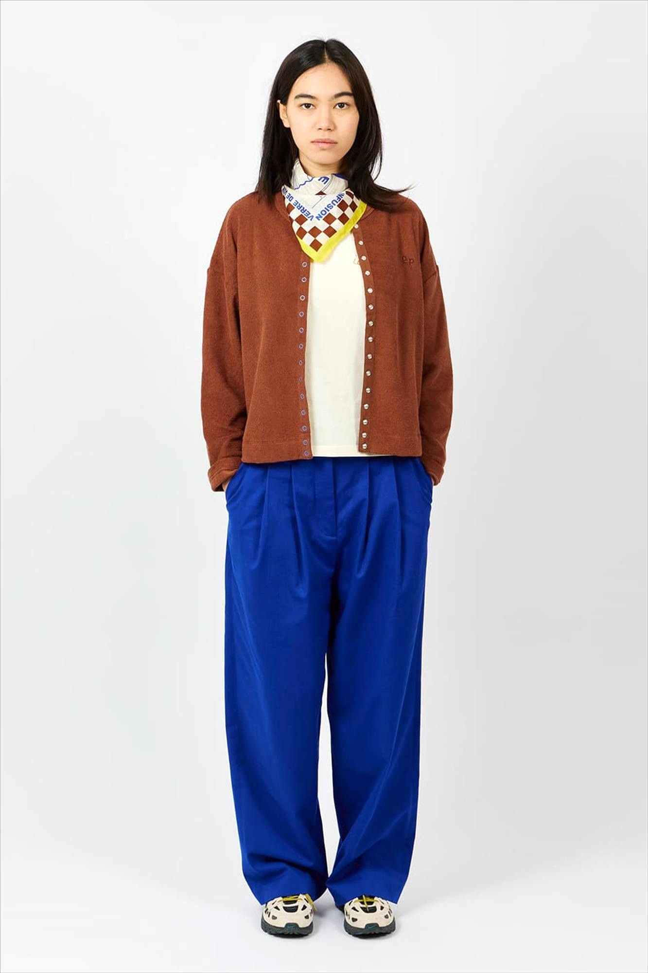 arsene & les pipelettes - Donkerbruine Eponge cardigan