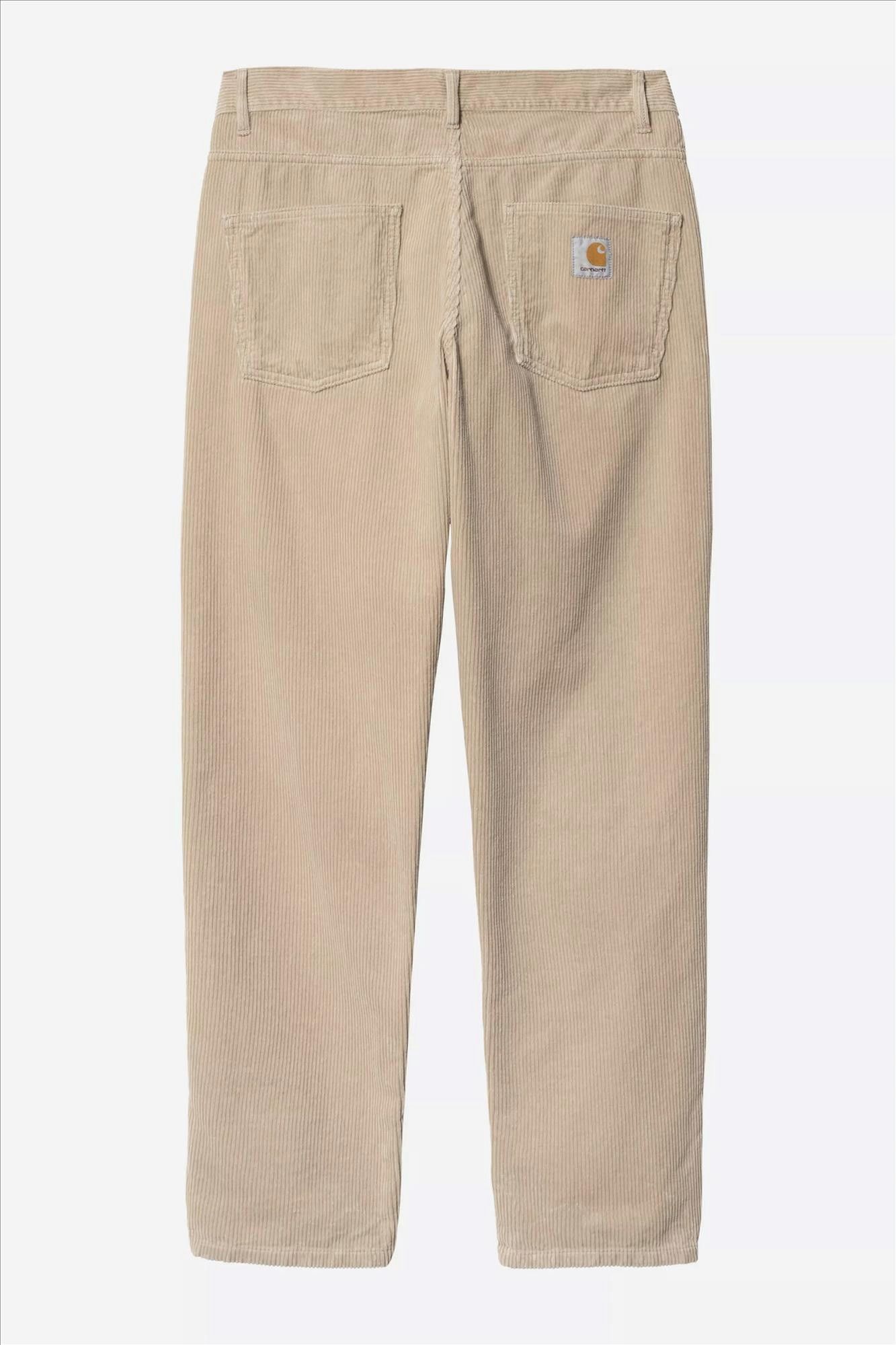 Carhartt WIP - Ecru Newel Corduroy broek