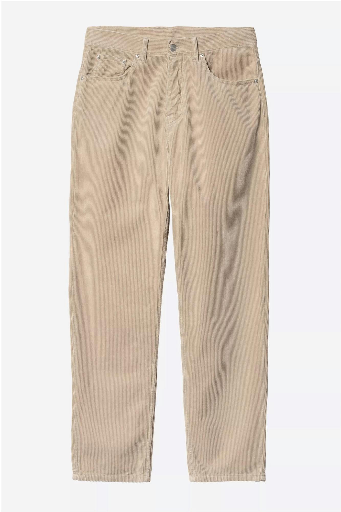 Carhartt WIP - Ecru Newel Corduroy broek