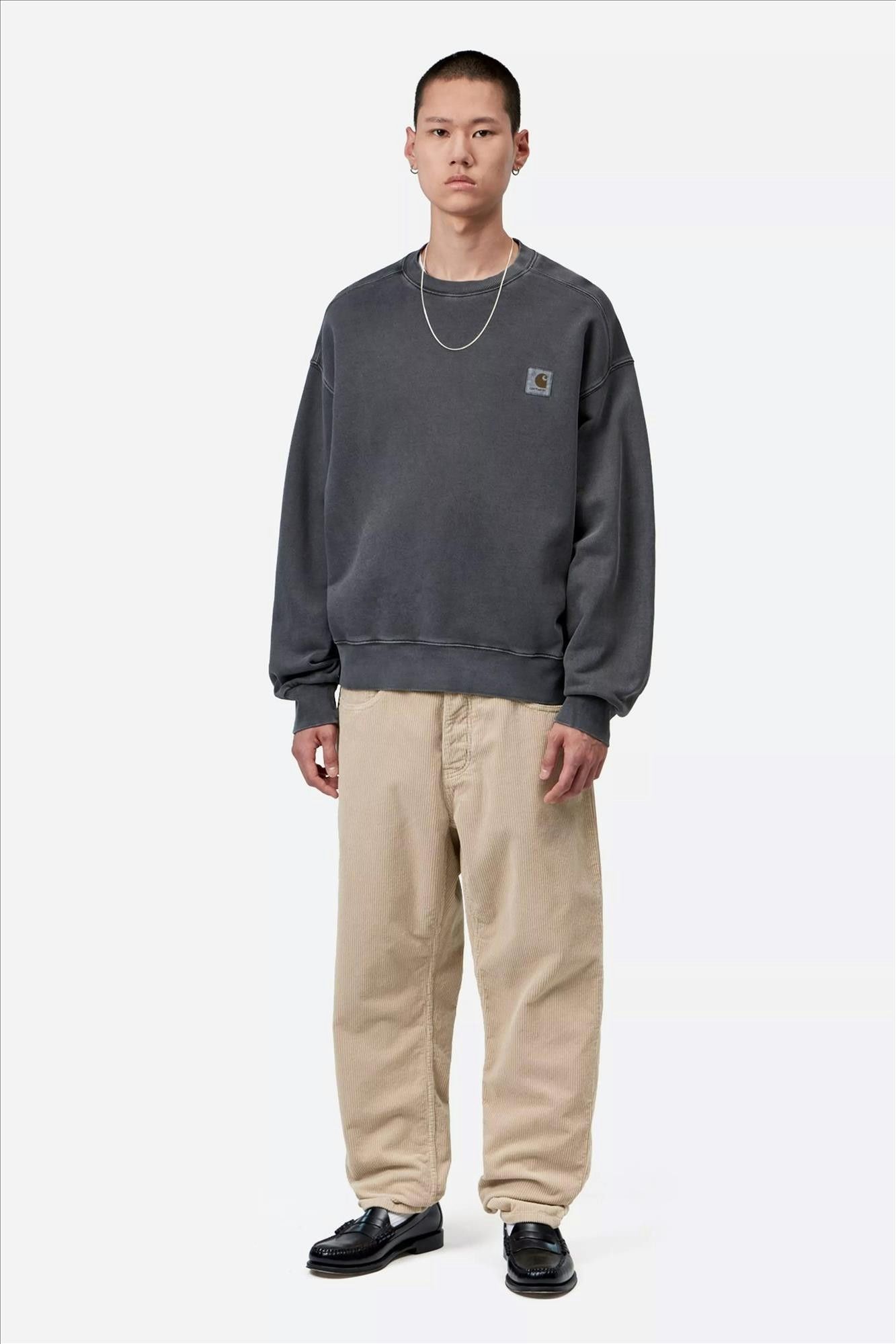 Carhartt WIP - Ecru Newel Corduroy broek