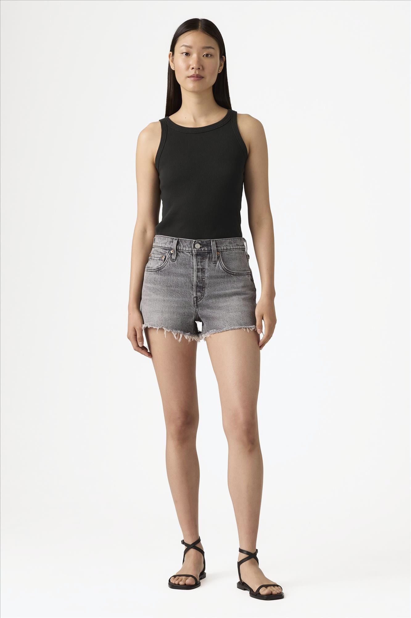 Levi's - Grijze 501 Original short
