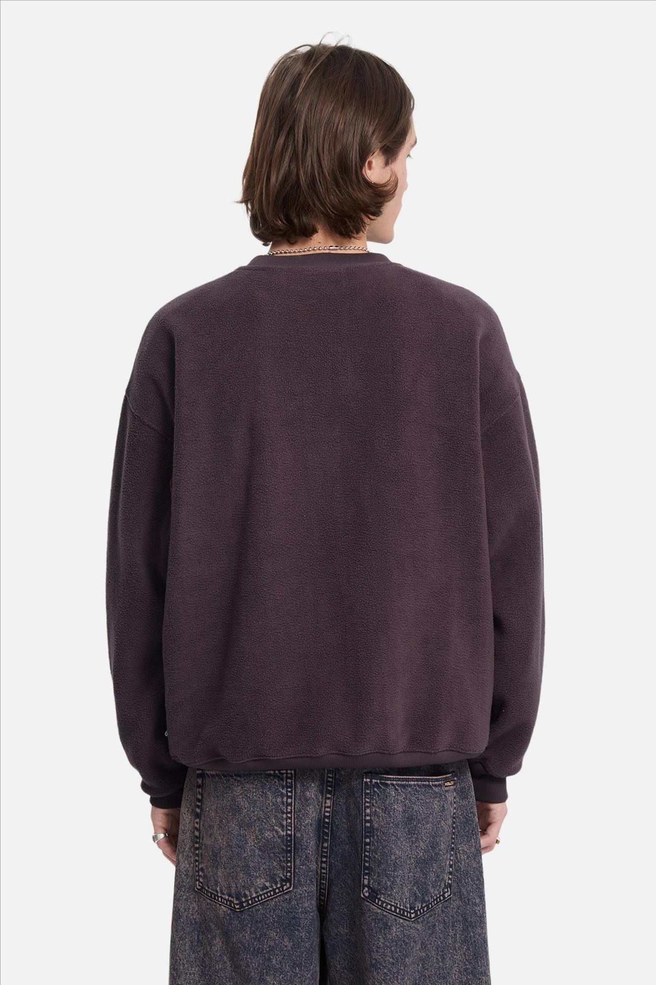 Volcom - Bruinpaarse Too Kool sweater
