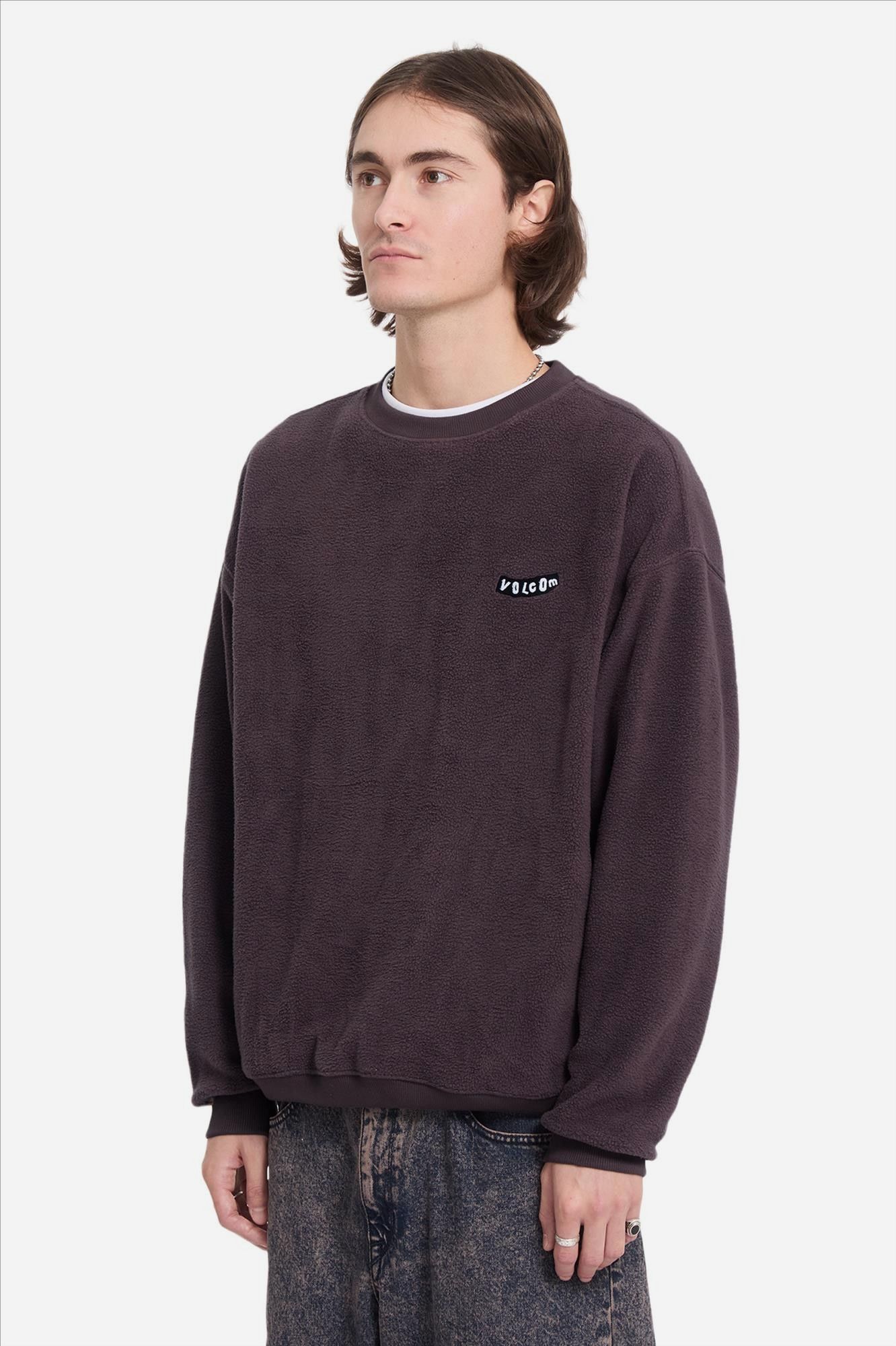 Volcom - Bruinpaarse Too Kool sweater