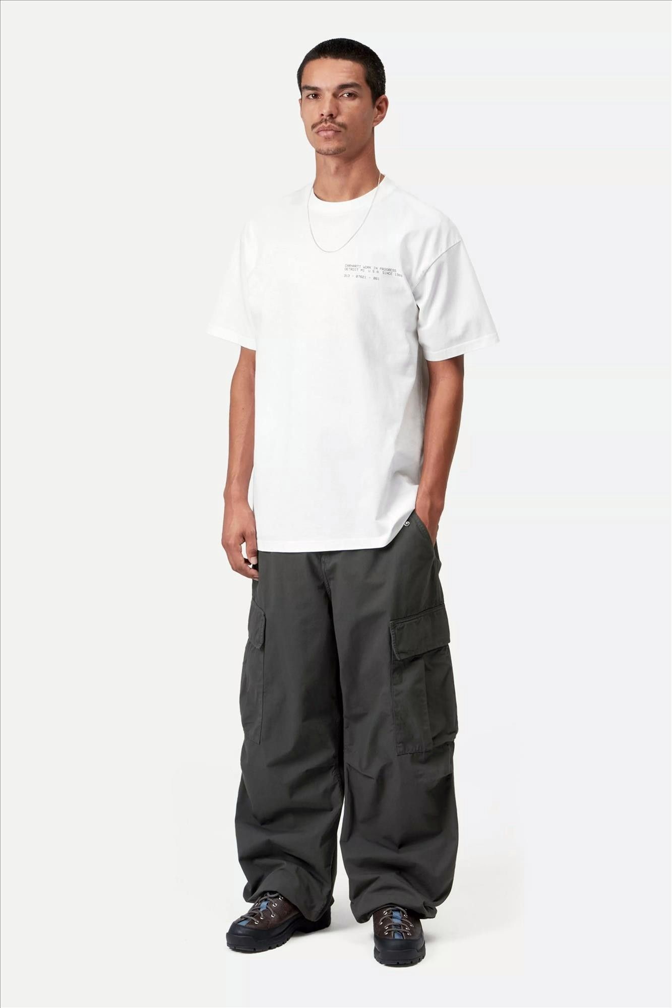 Carhartt WIP - Witte Feather Progress T-shirt