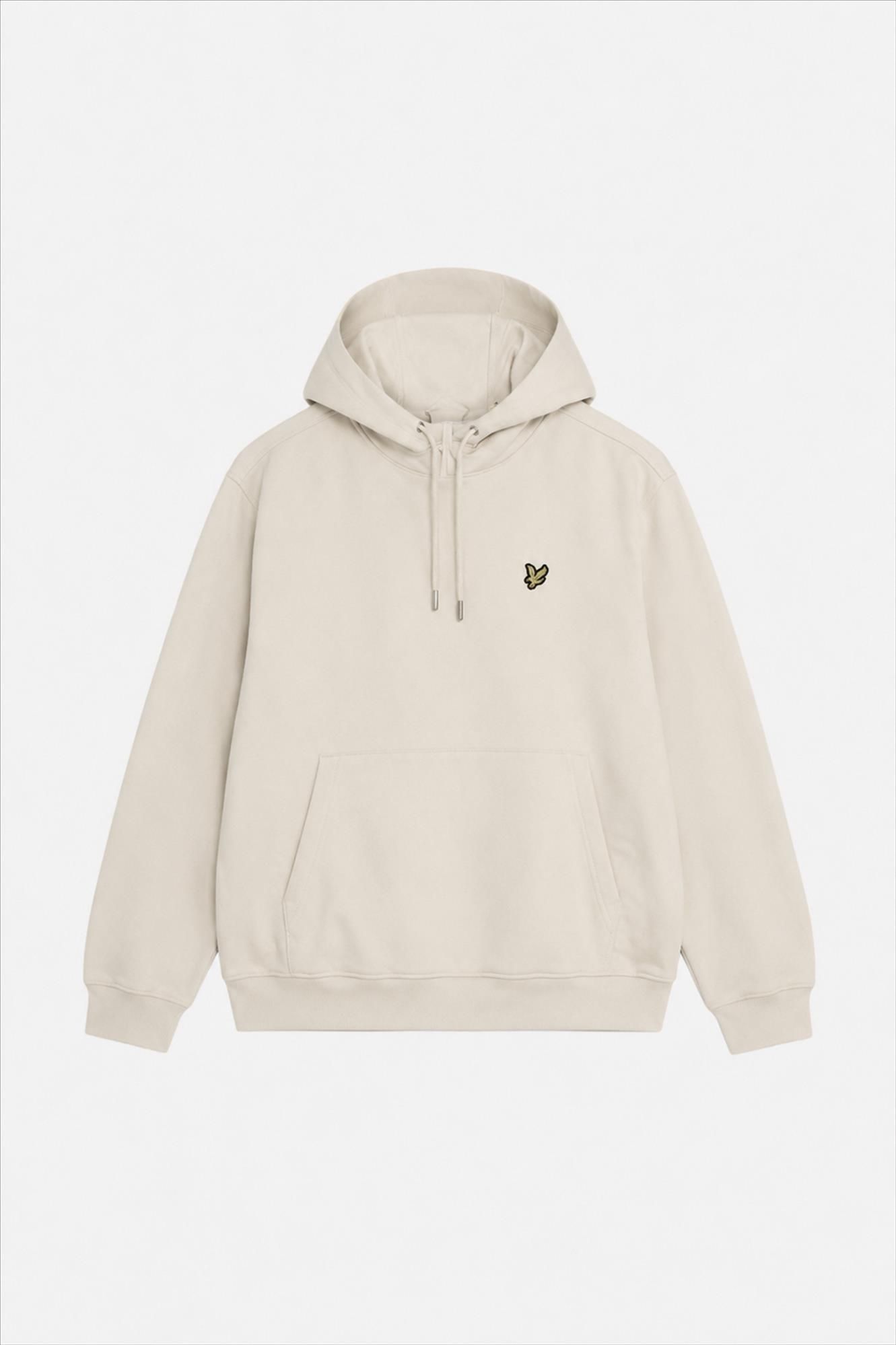 Lyle & Scott - Ecru Heavyweight Loopback hoodie