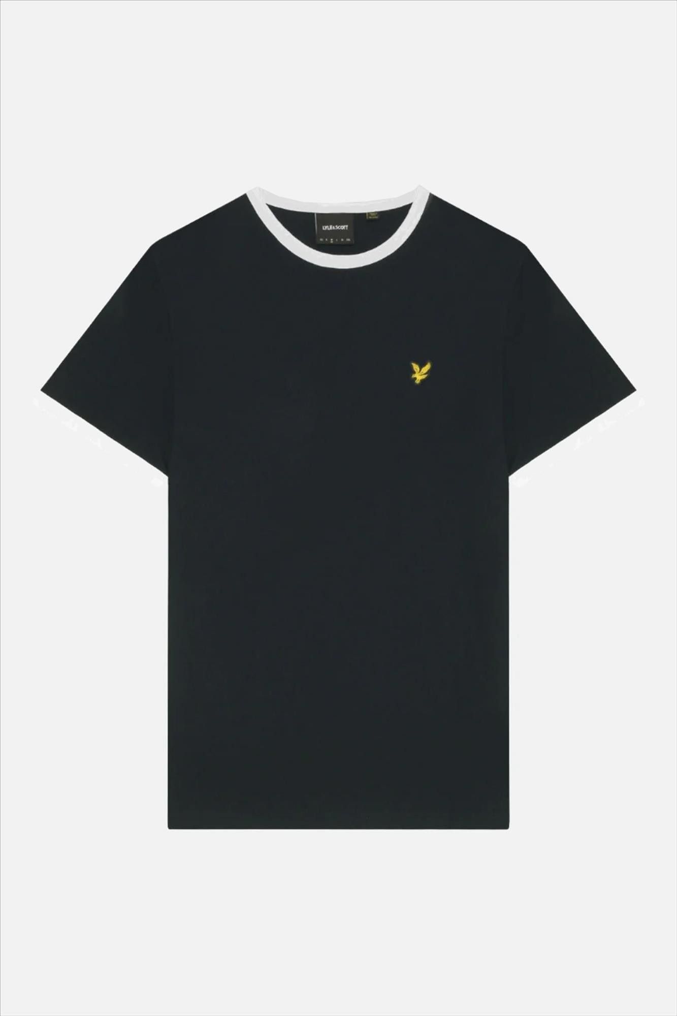 Lyle & Scott - Donkerblauwe Ringer T-shirt