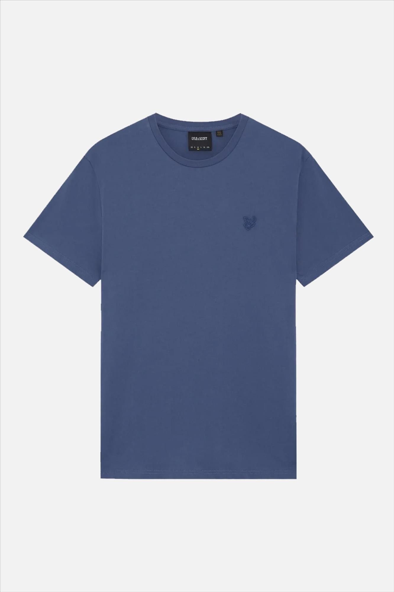 Lyle & Scott - Paarsblauwe Superfine T-shirt