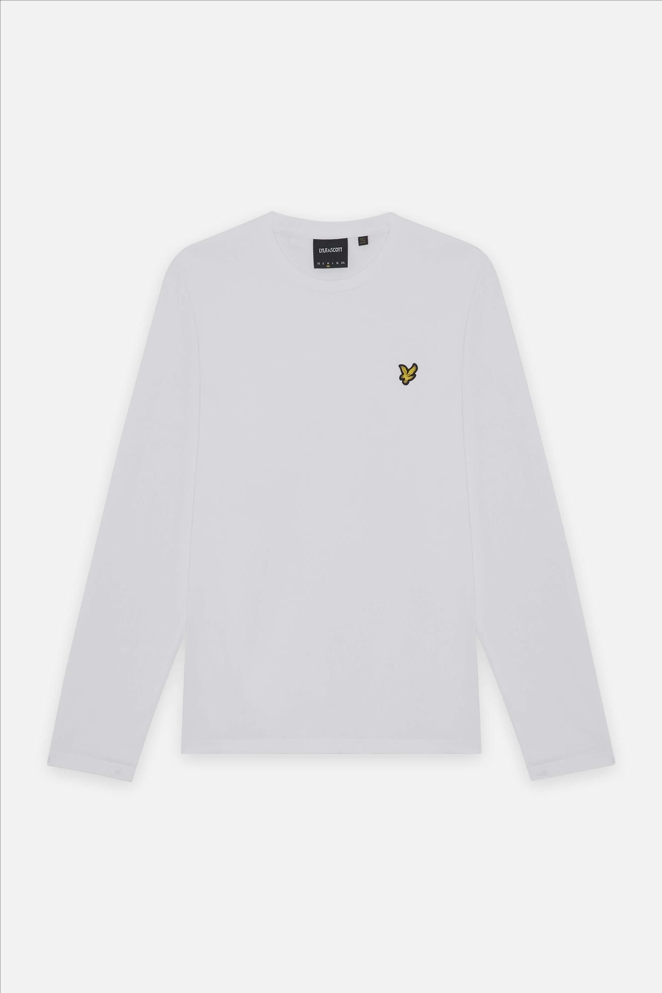 Lyle & Scott - Witte Plain longsleeve