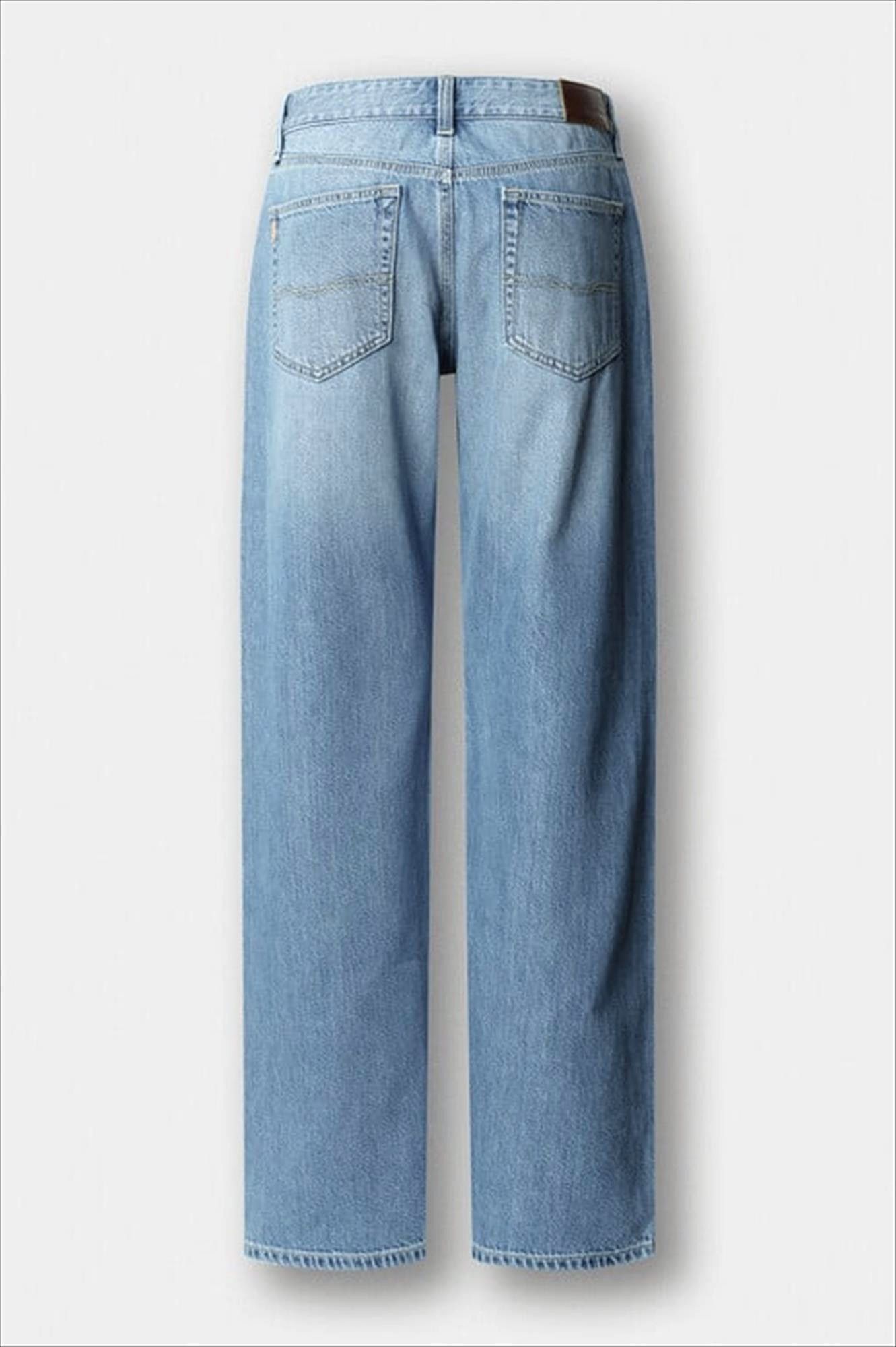 Pepe Jeans London - Blauwe Authentic Sky Nicky loose jeans