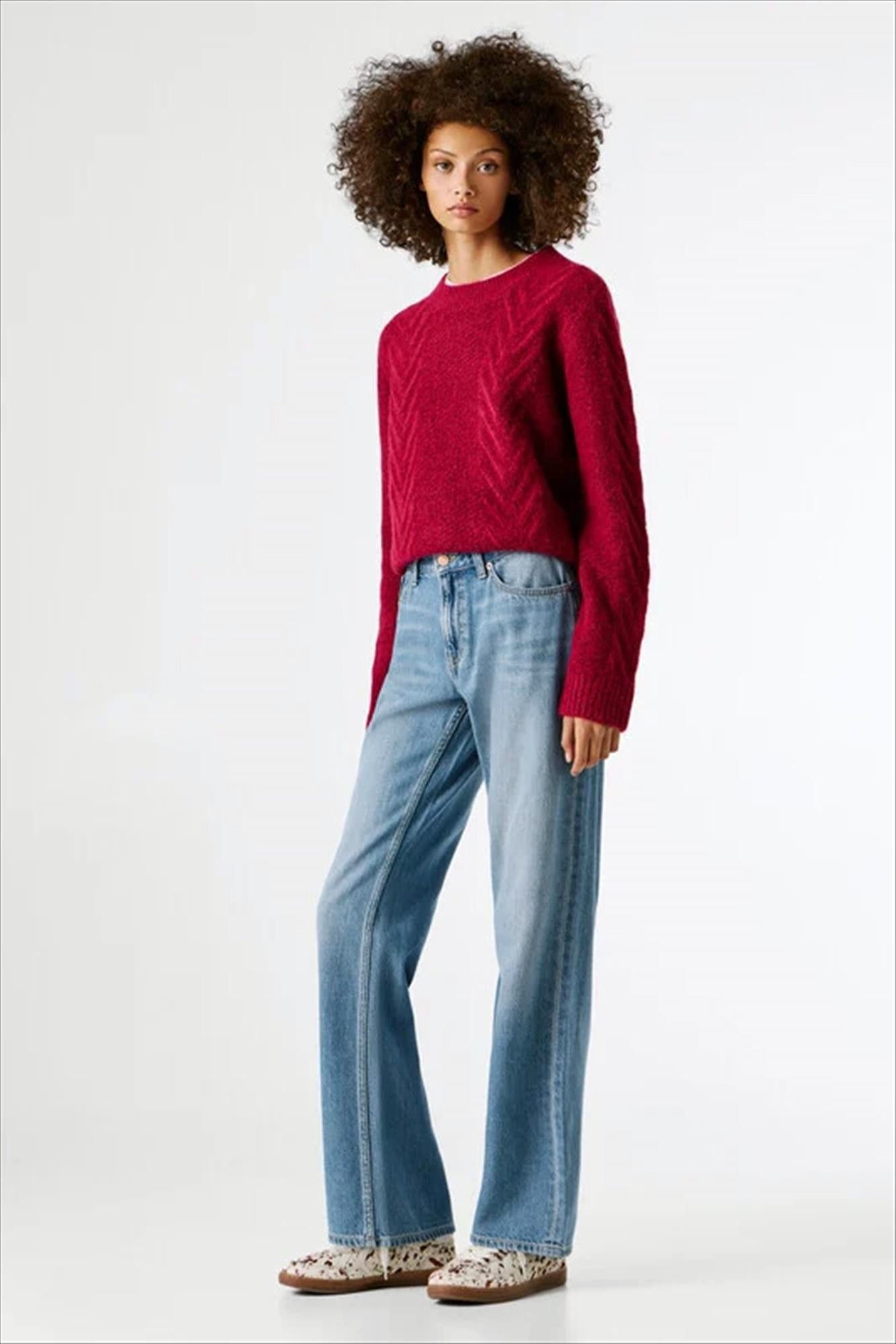 Pepe Jeans London - Blauwe Authentic Sky Nicky loose jeans