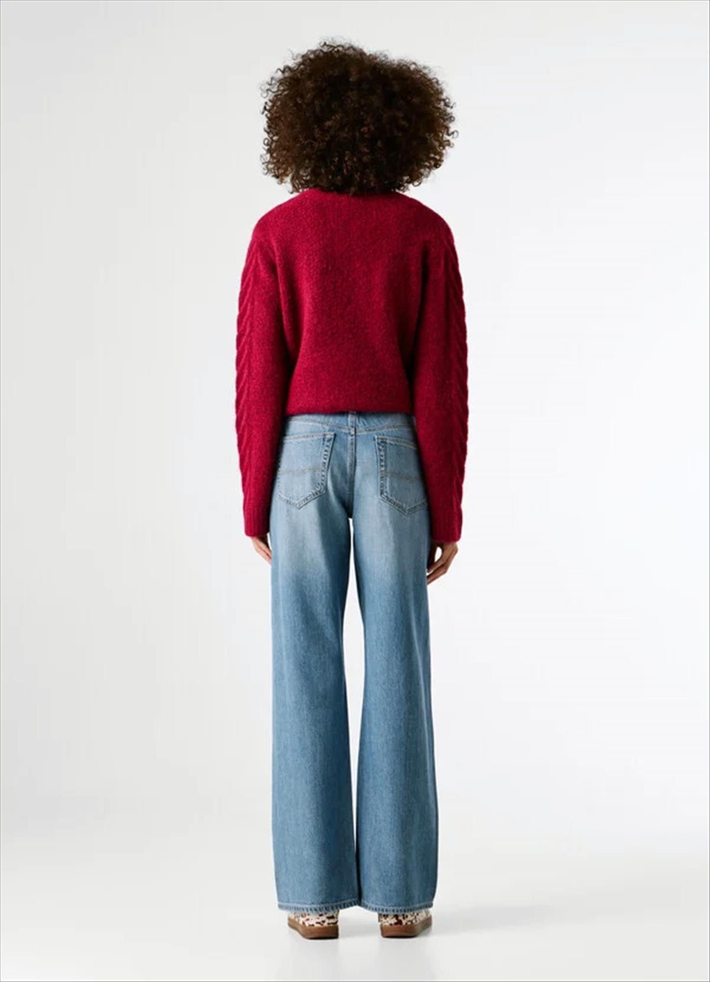 Pepe Jeans London - Blauwe Authentic Sky Nicky loose jeans