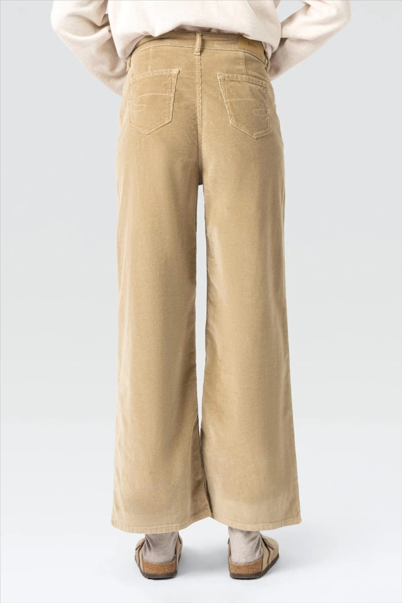 Lee Cooper - Beige Glamour Cordis wide broek