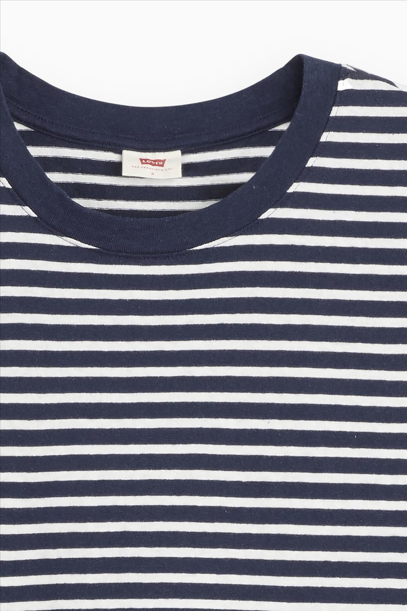 Levi's - Donkerblauw-Witte Boxy tanktop