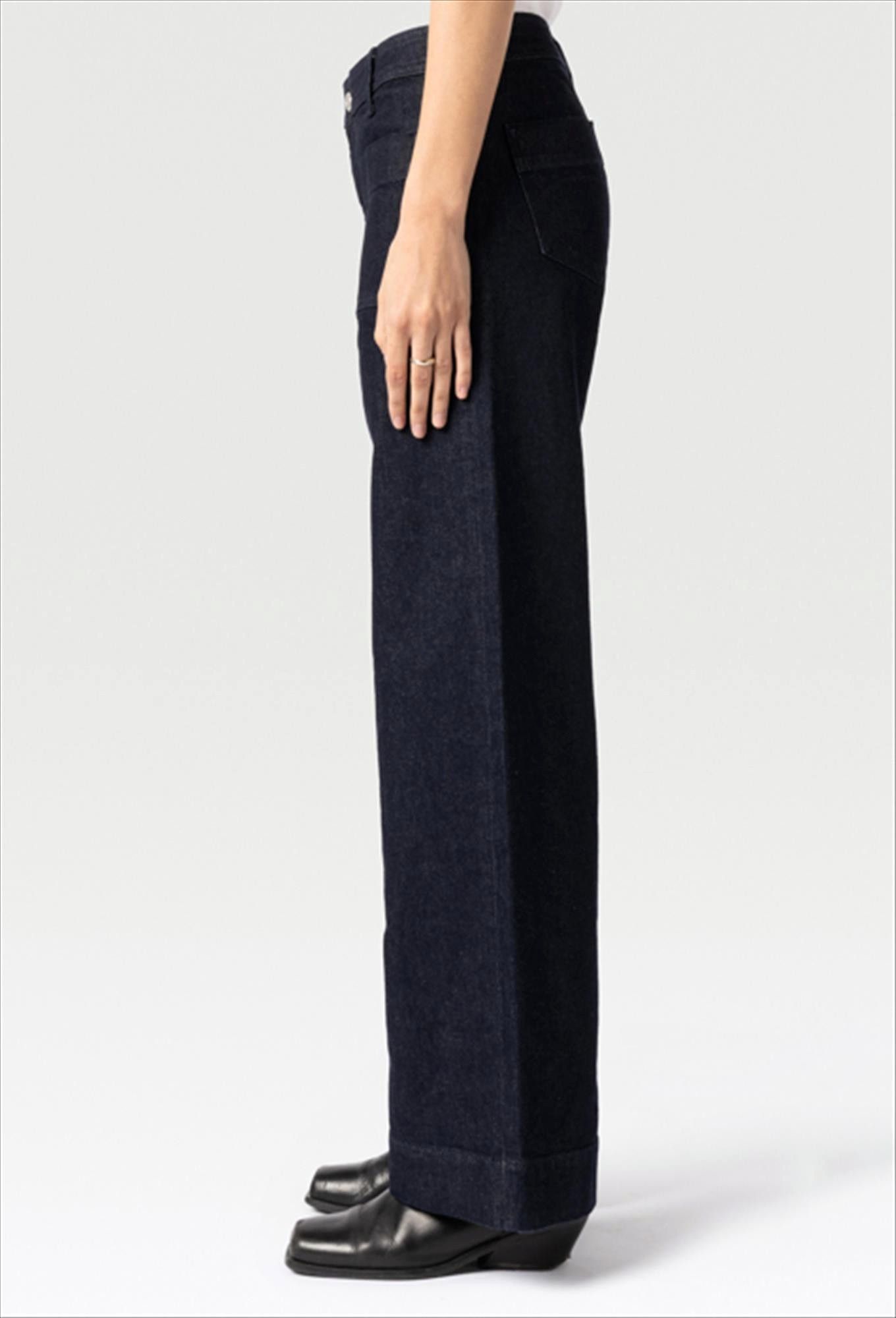 Lee Cooper - Donkerblauwe Kelly wide jeans