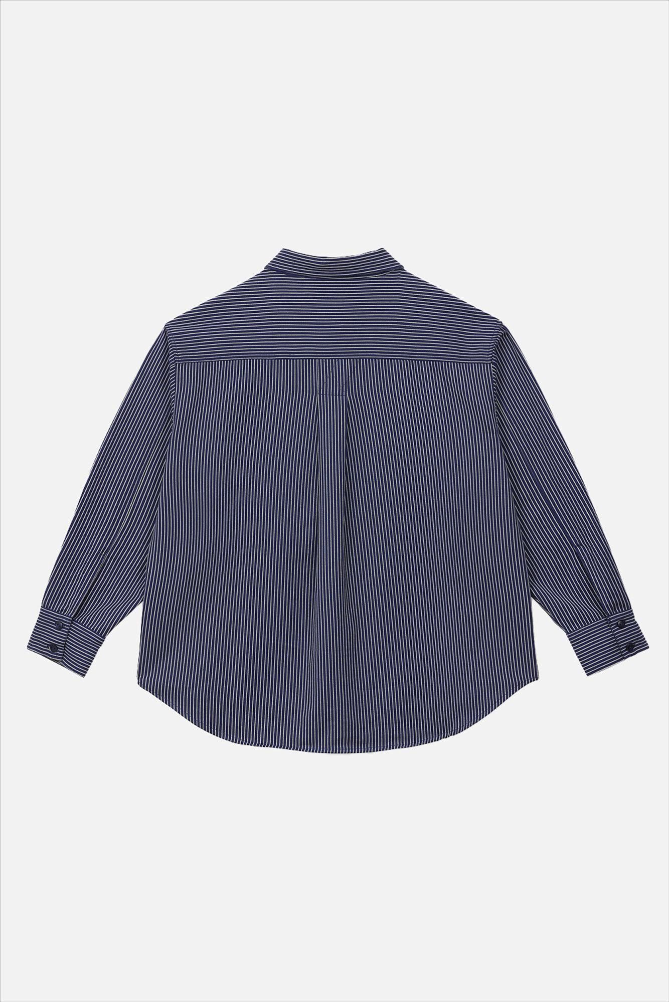 arsene & les pipelettes - Donkerblauwe Rayures blouse
