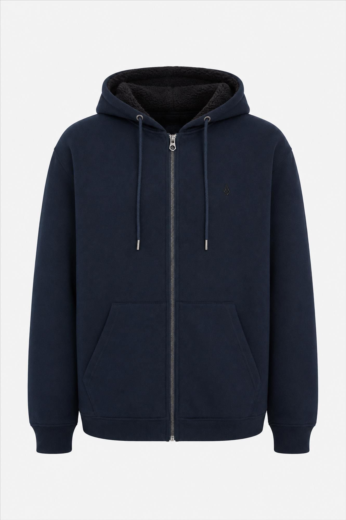 Volcom - Donkerblauwe Single Stone Zip hoodie