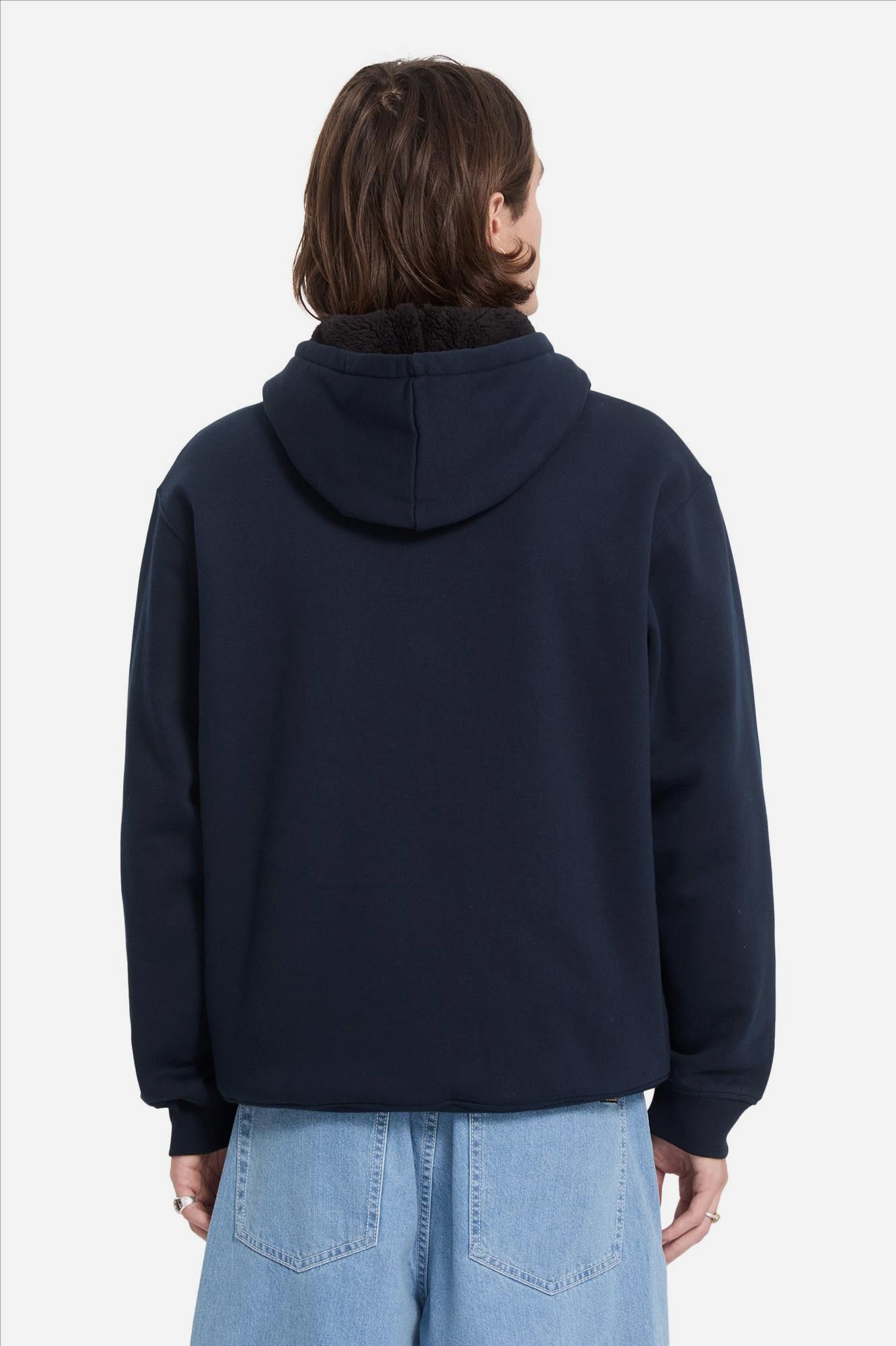 Volcom - Donkerblauwe Single Stone Zip hoodie