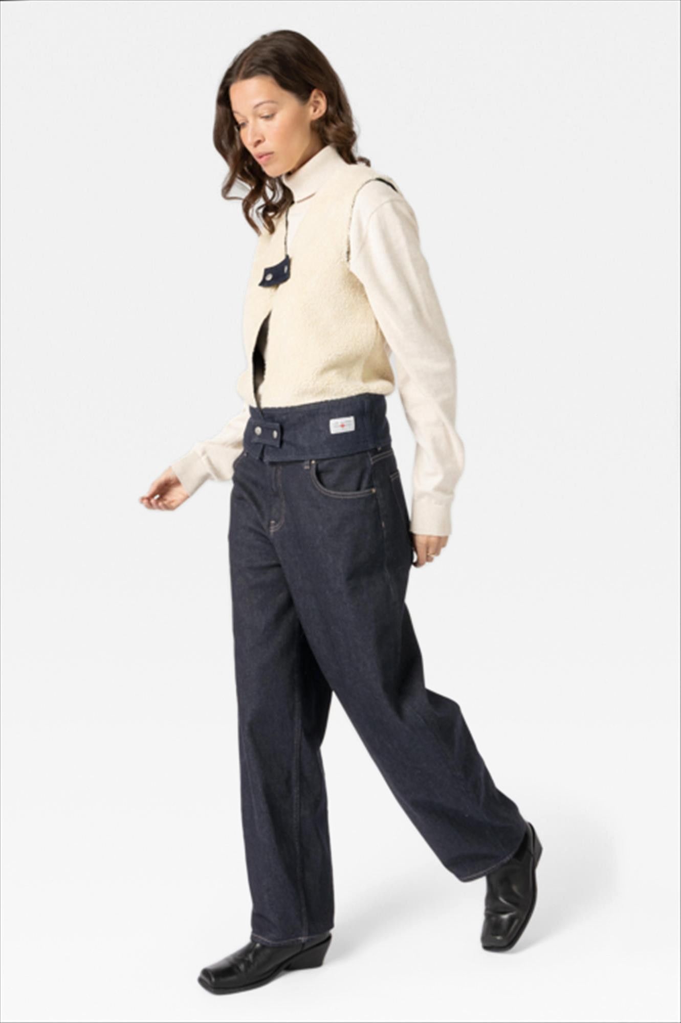 Lee Cooper - Donkerblauwe Rinsed Mauri jeans