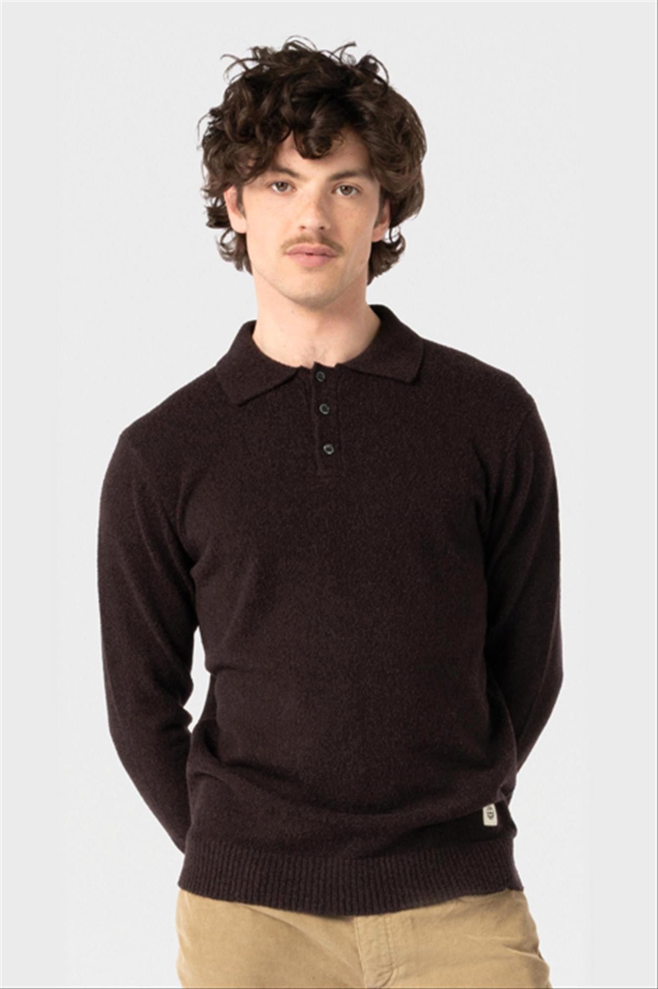 Lee Cooper - Donkerbruine Bryce polotrui