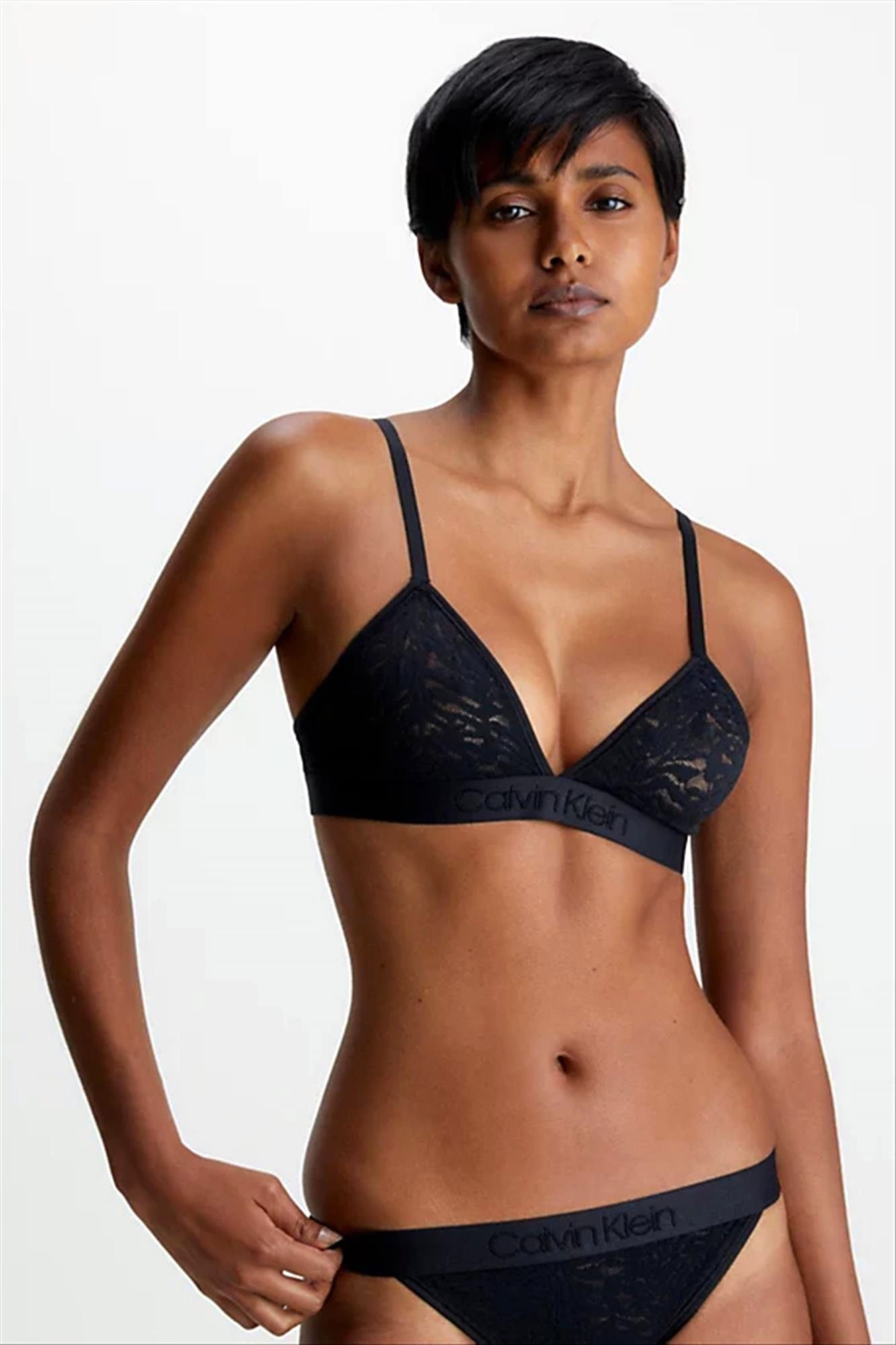 Calvin Klein Underwear - Zwarte Triangle bralette