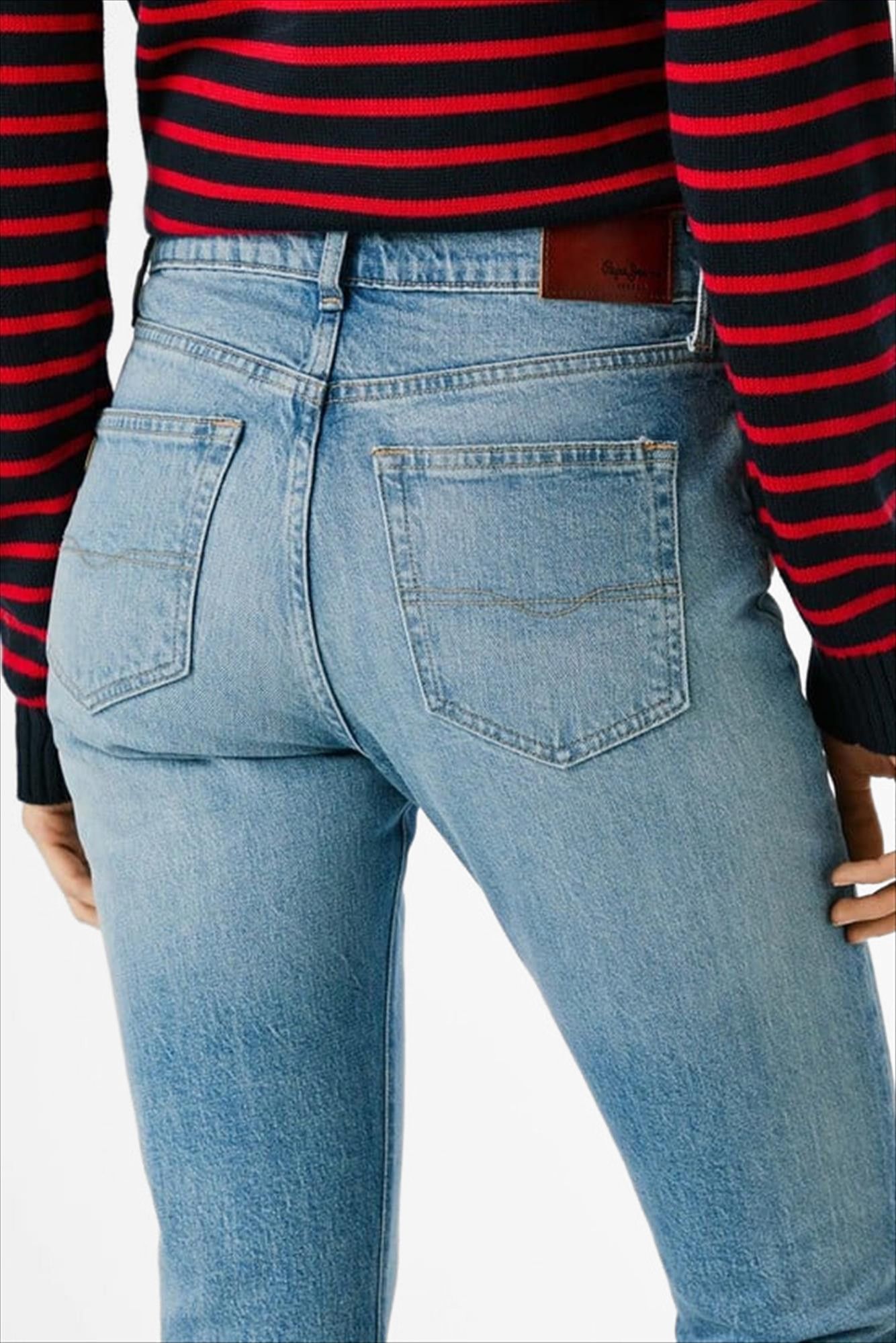 Pepe Jeans London - Blauwe Grace slim jeans