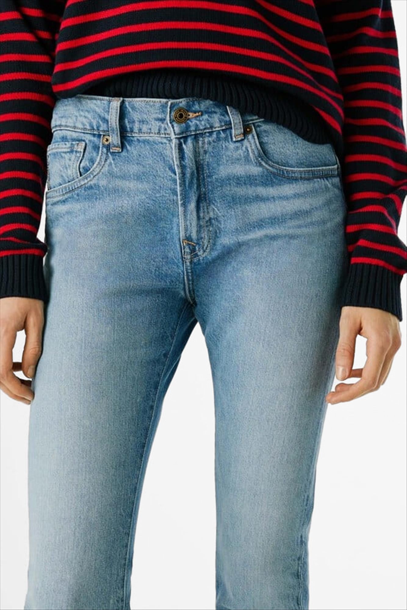 Pepe Jeans London - Blauwe Grace slim jeans